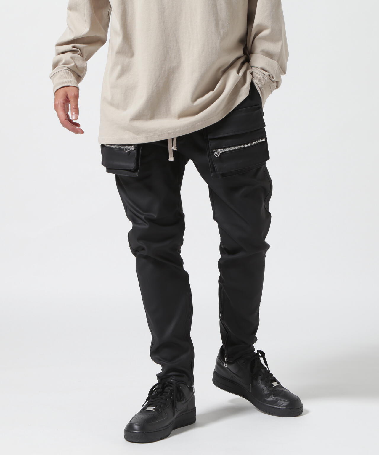DankeSchon/ダンケシェーン/COATING FLAP POCKET PANTS
