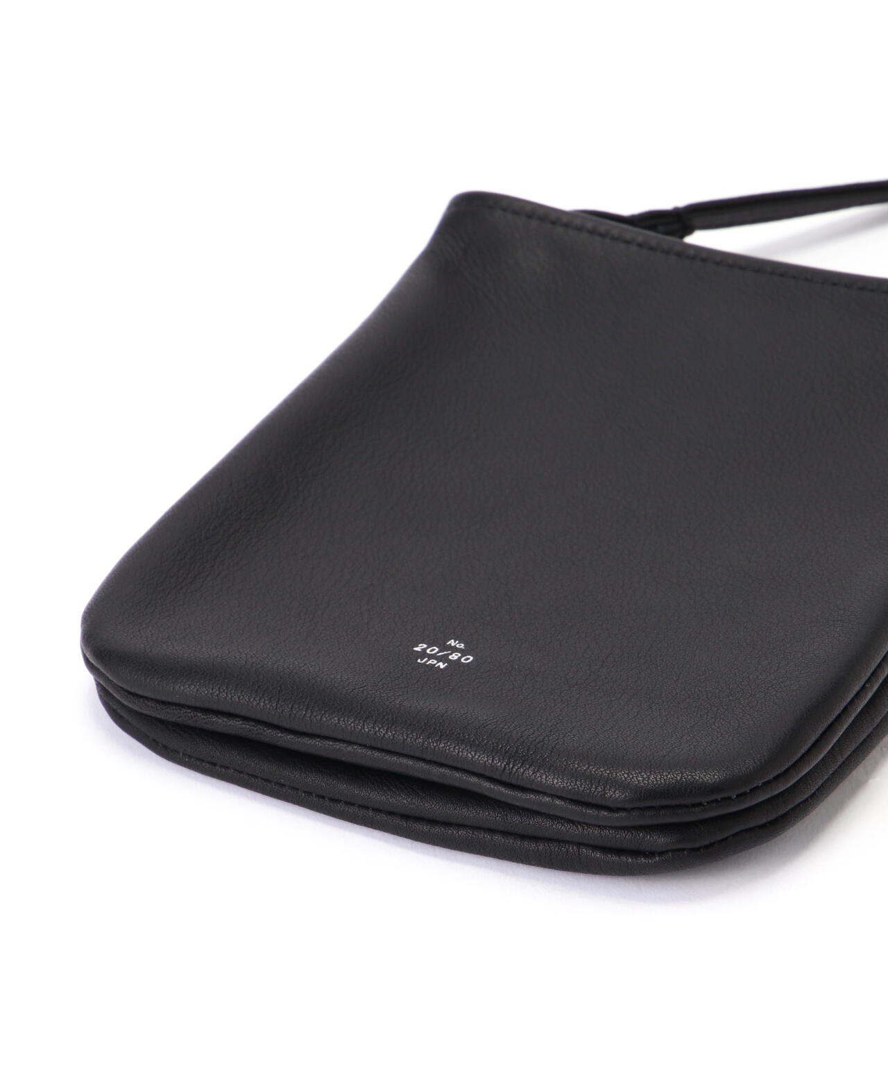 【20/80】トゥエンティーエイティー/SHRINK LEATHER TWO BAGS SHOULDER