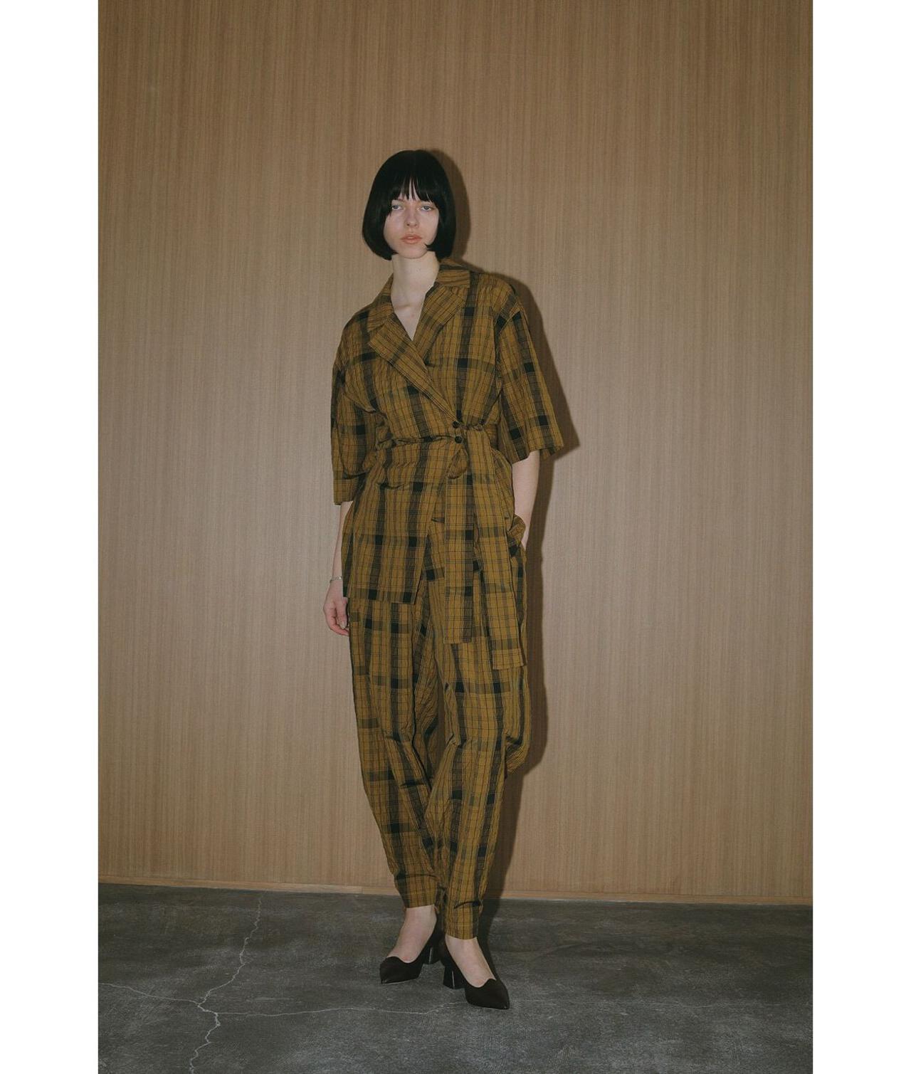MANOF/マノフ/BELTED GATHER PANTS