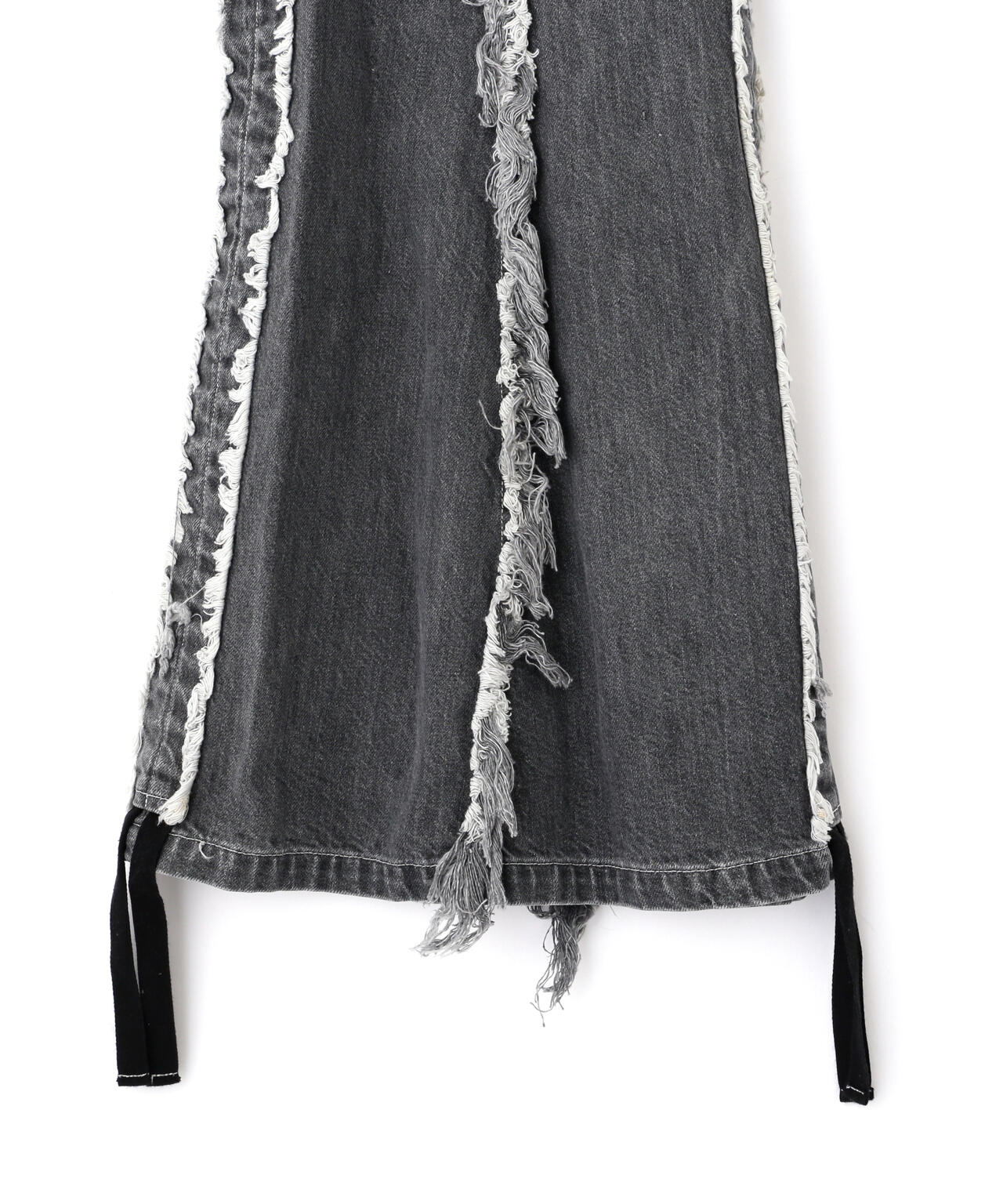rurumu:/ルルムウ/【LHP Exclusive】drawstring "black" denim pants