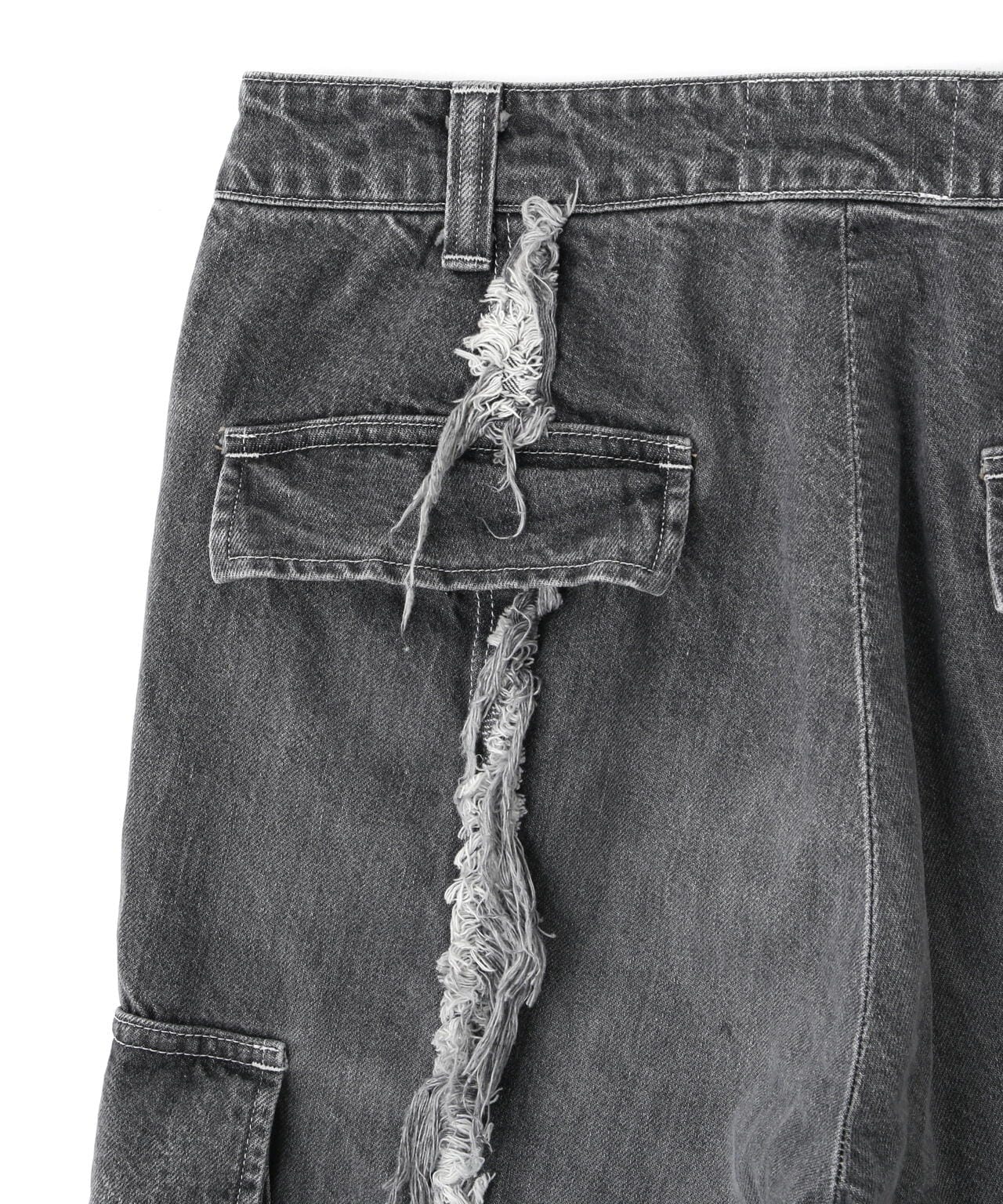 rurumu:/ルルムウ/【LHP Exclusive】drawstring "black" denim pants