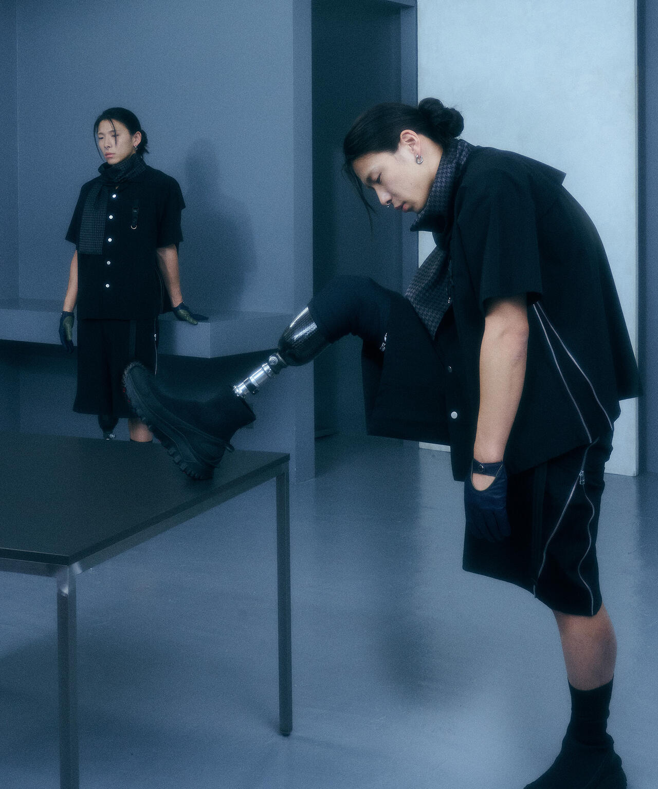 DankeSchon/ダンケシェーン/PREMIUM 撥水SN SIDE ZIP SHORTS