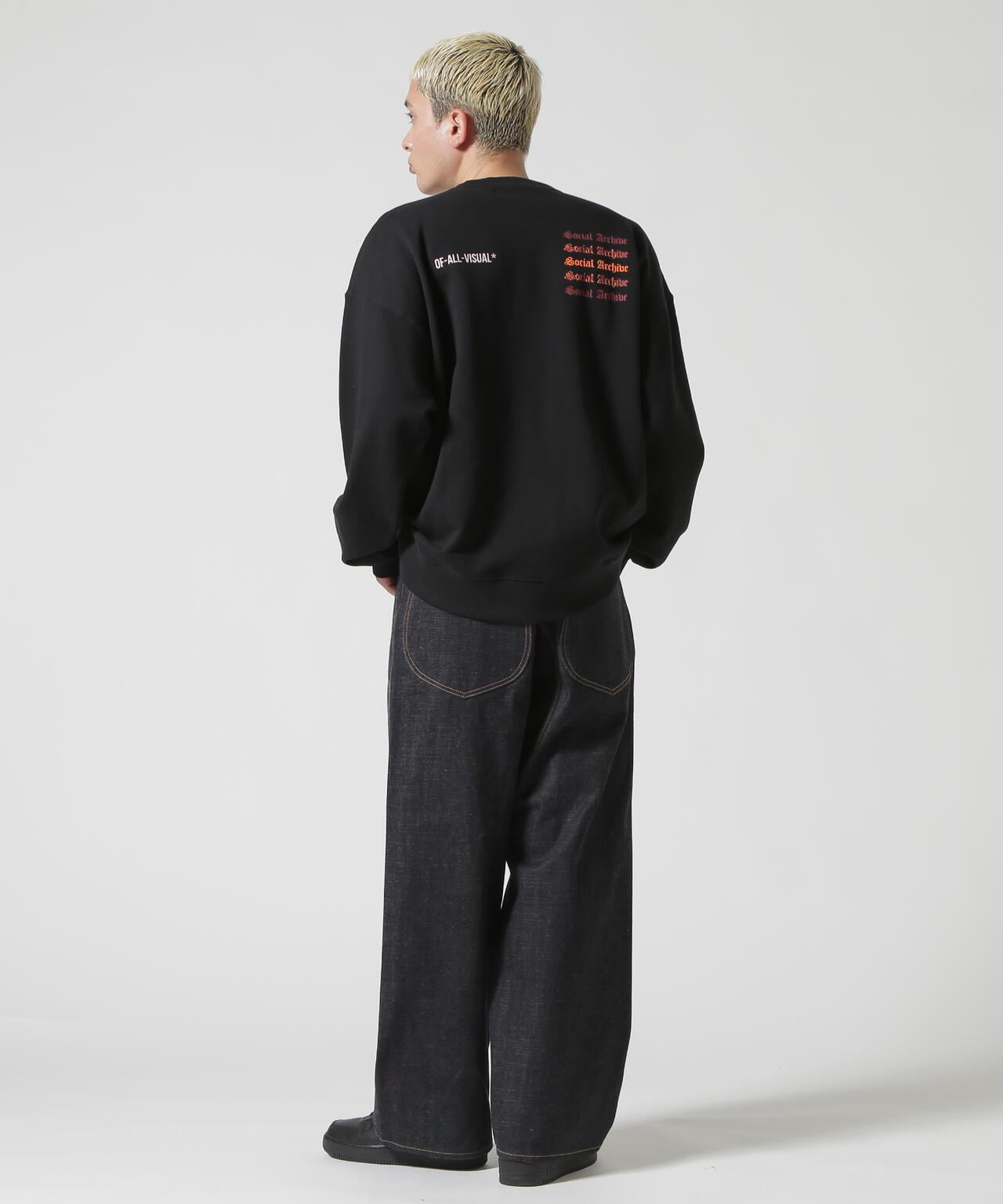 A4A/エーフォーエー/SOCIAL CREW NECK SWEAT/クルーネックスウェット