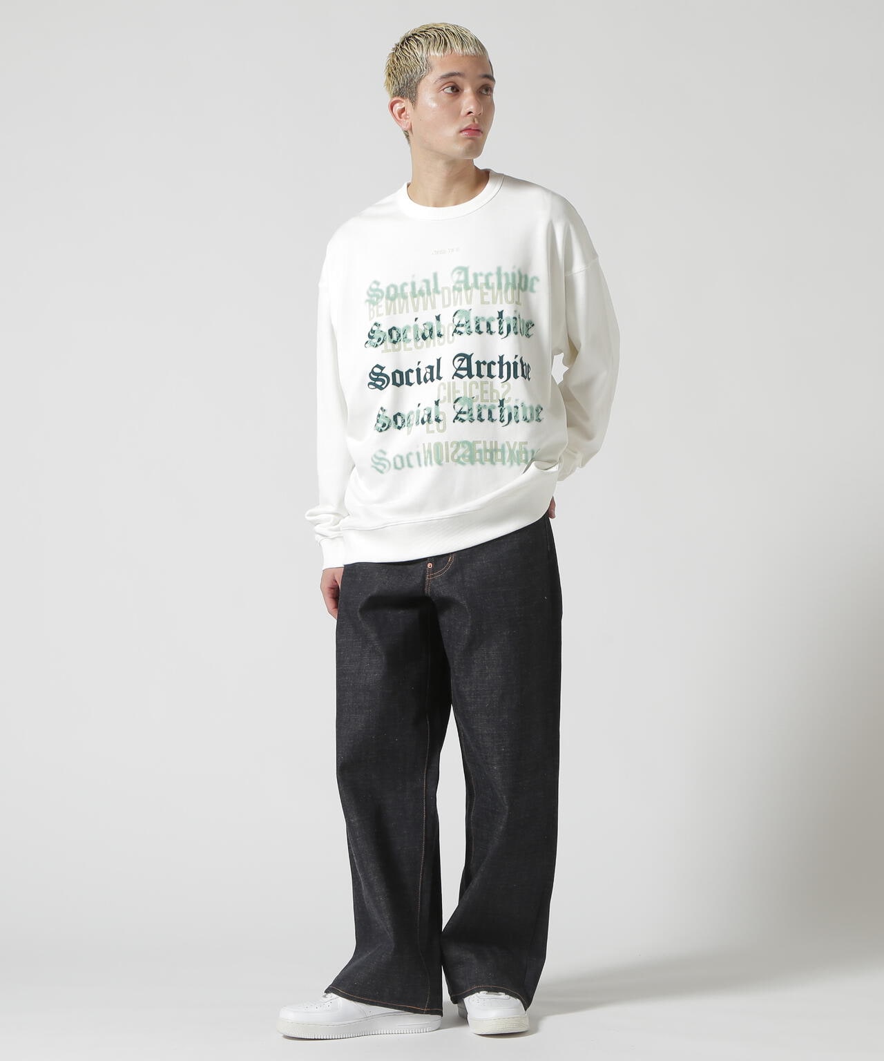 A4A/エーフォーエー/SOCIAL CREW NECK SWEAT/クルーネックスウェット
