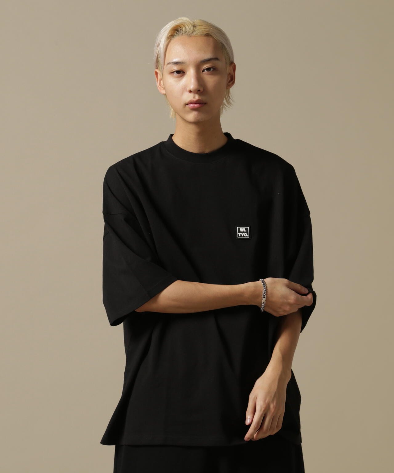 WEB&DEPOT限定/WHITELAND/ホワイトランド/OWL/MINI SILICON SST/シリコンタグ Tシャツ