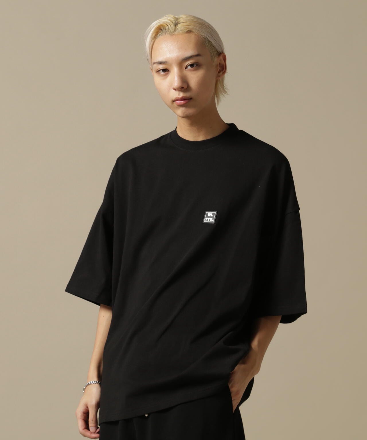 WEB&DEPOT限定/WHITELAND/ホワイトランド/OWL/MINI SILICON SST/シリコンタグ Tシャツ