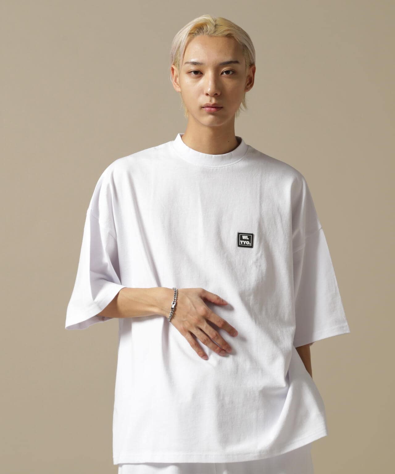 WEB&DEPOT限定/WHITELAND/ホワイトランド/OWL/MINI SILICON SST/シリコンタグ Tシャツ