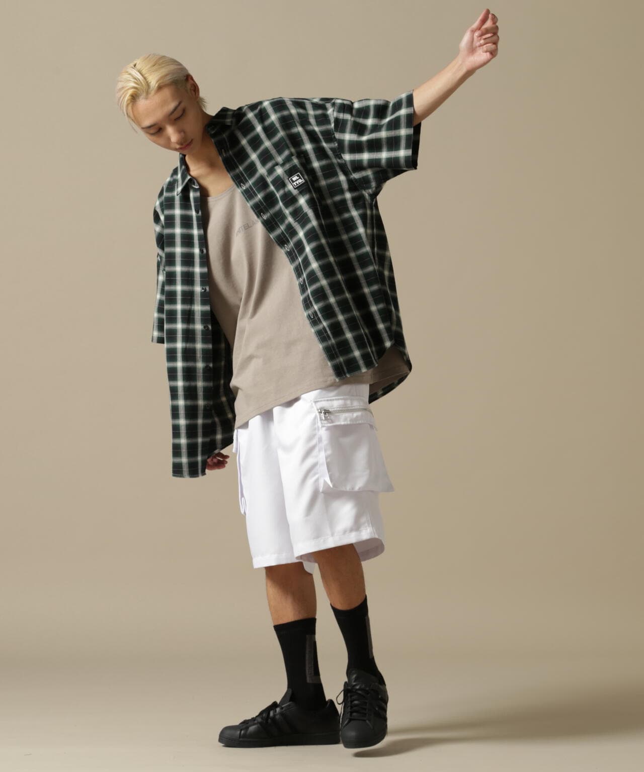【WEB&DEPOT限定】WHITELAND/ホワイトランド/OWL/LOGO TT/オーバーサイズ タンクトップ
