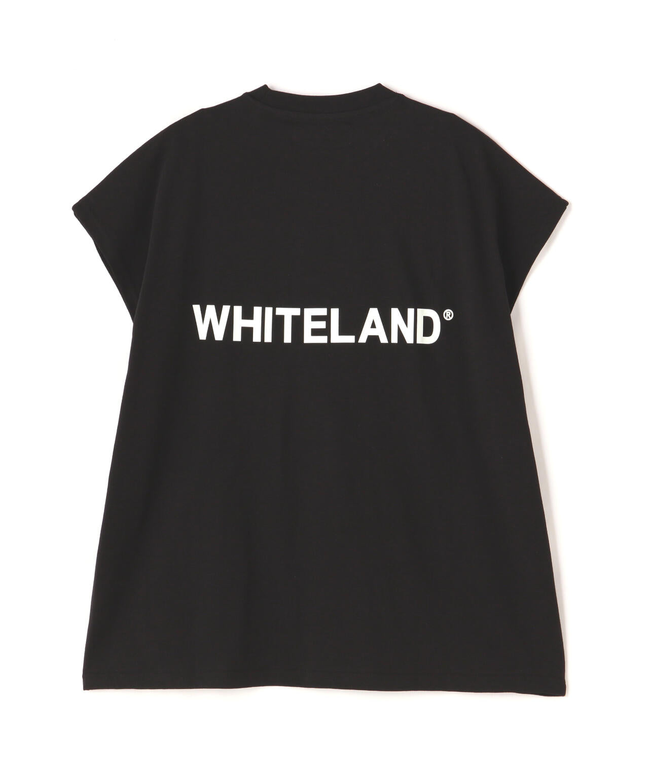 WEB&DEPOT限定/WHITELAND/ホワイトランド/OWL/LOGO NS/ロゴ ノースリーブ