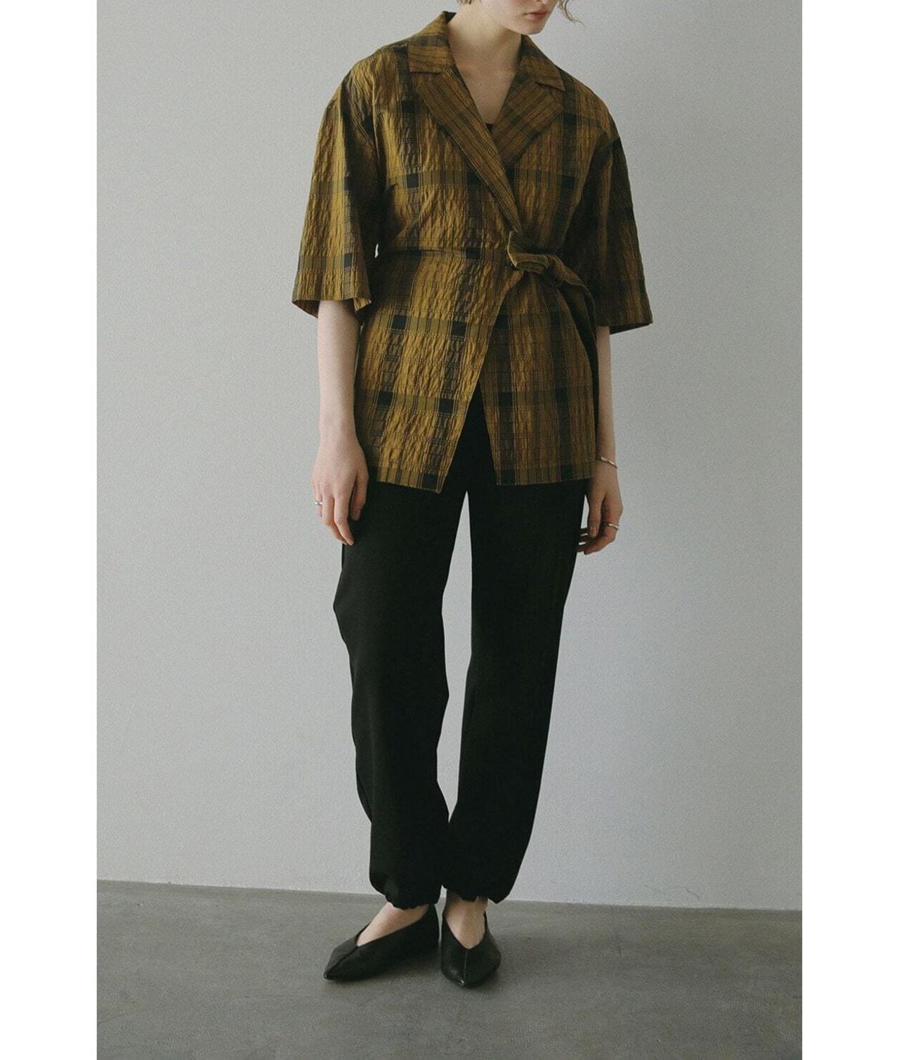 MANOF/マノフ/BELTED SHIRTS JACKET