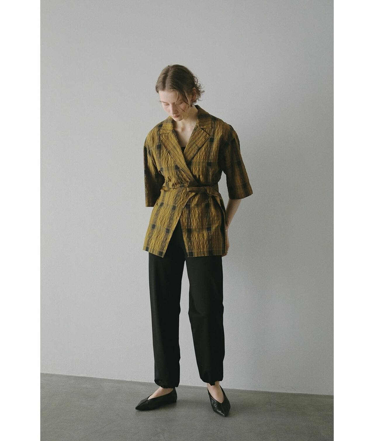 MANOF/マノフ/BELTED SHIRTS JACKET