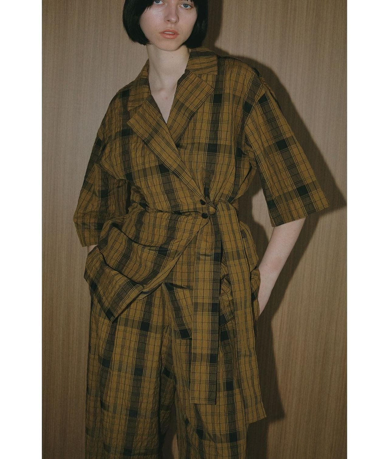 MANOF/マノフ/BELTED SHIRTS JACKET