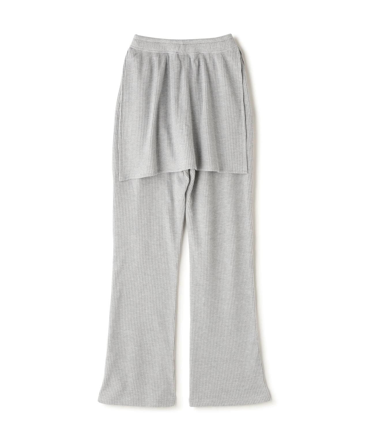 JICHOI COMFORT/ジチョイコンフォート/WAFFLE SLIM LAYERED PANTS