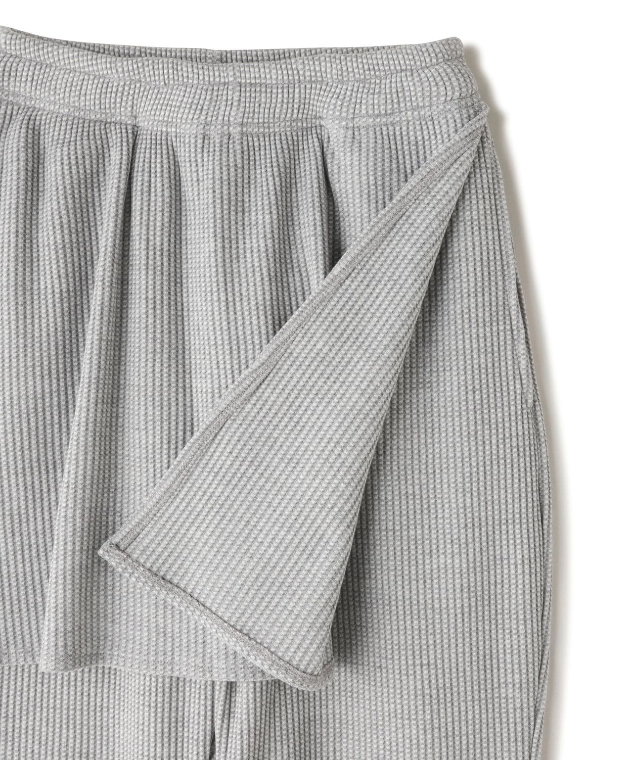 JICHOI COMFORT/ジチョイコンフォート/WAFFLE SLIM LAYERED PANTS