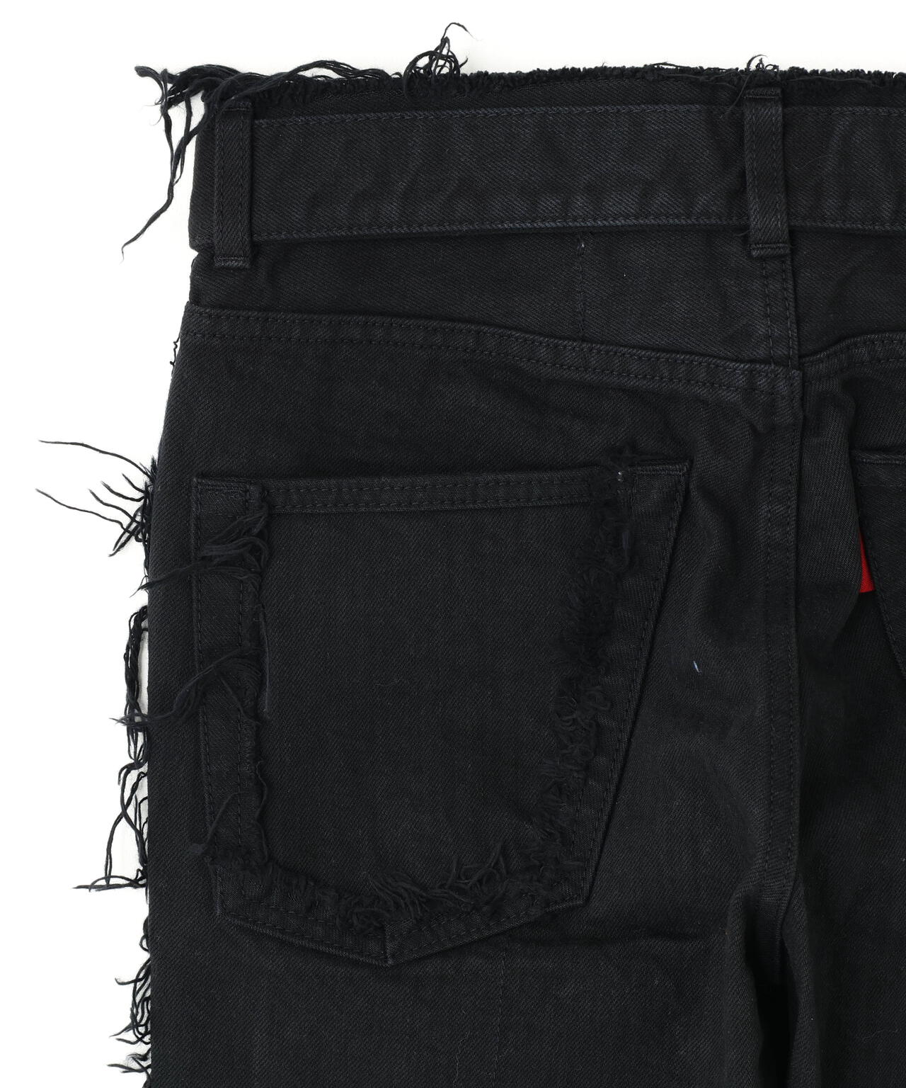 VOLTAGE CONTROL FILTER/ヴォルテージコントロールフィルター/Frayed Bootcut Print Denim