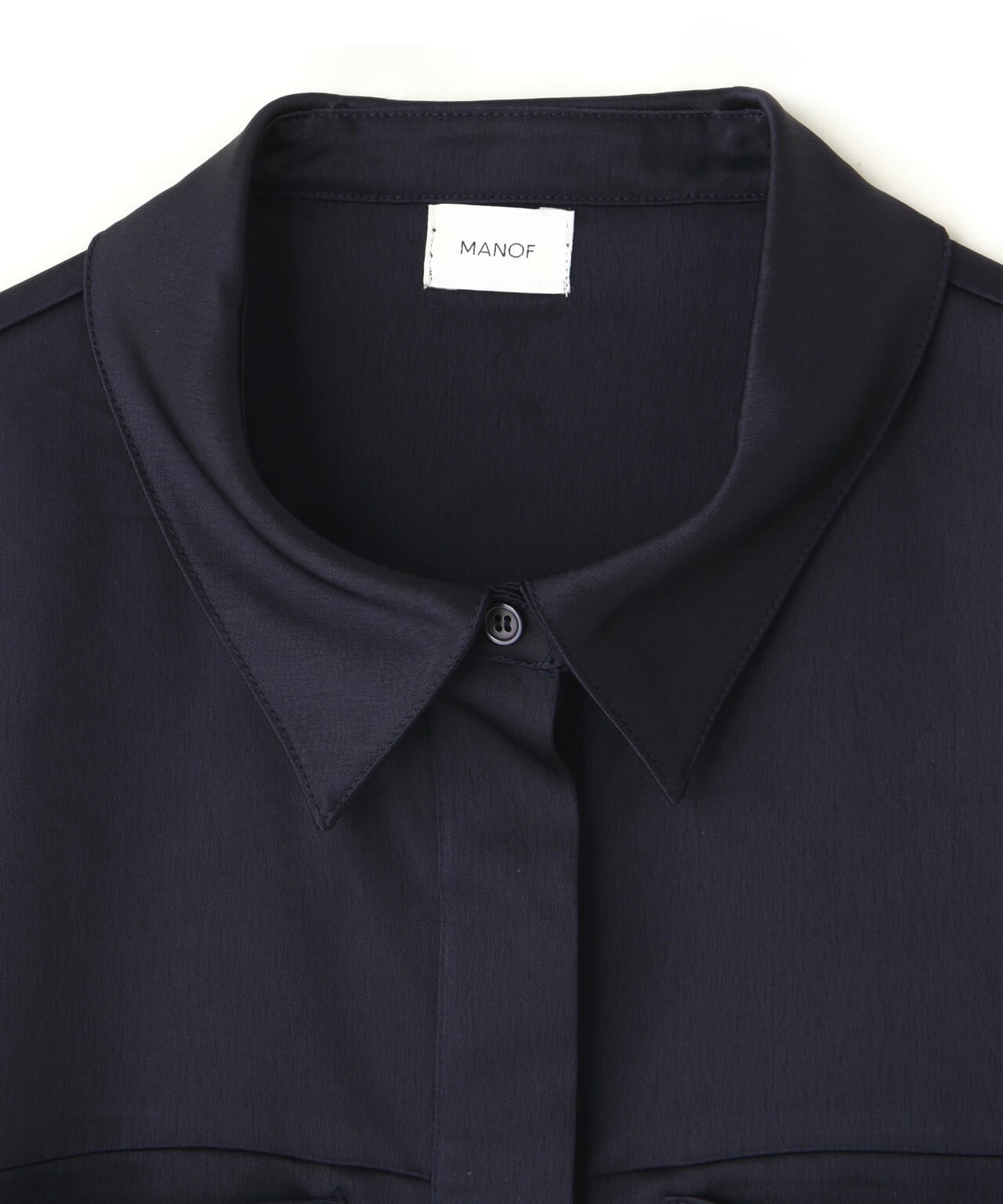 MANOF/マノフ/OUT POCKET SATIN SHIRTS