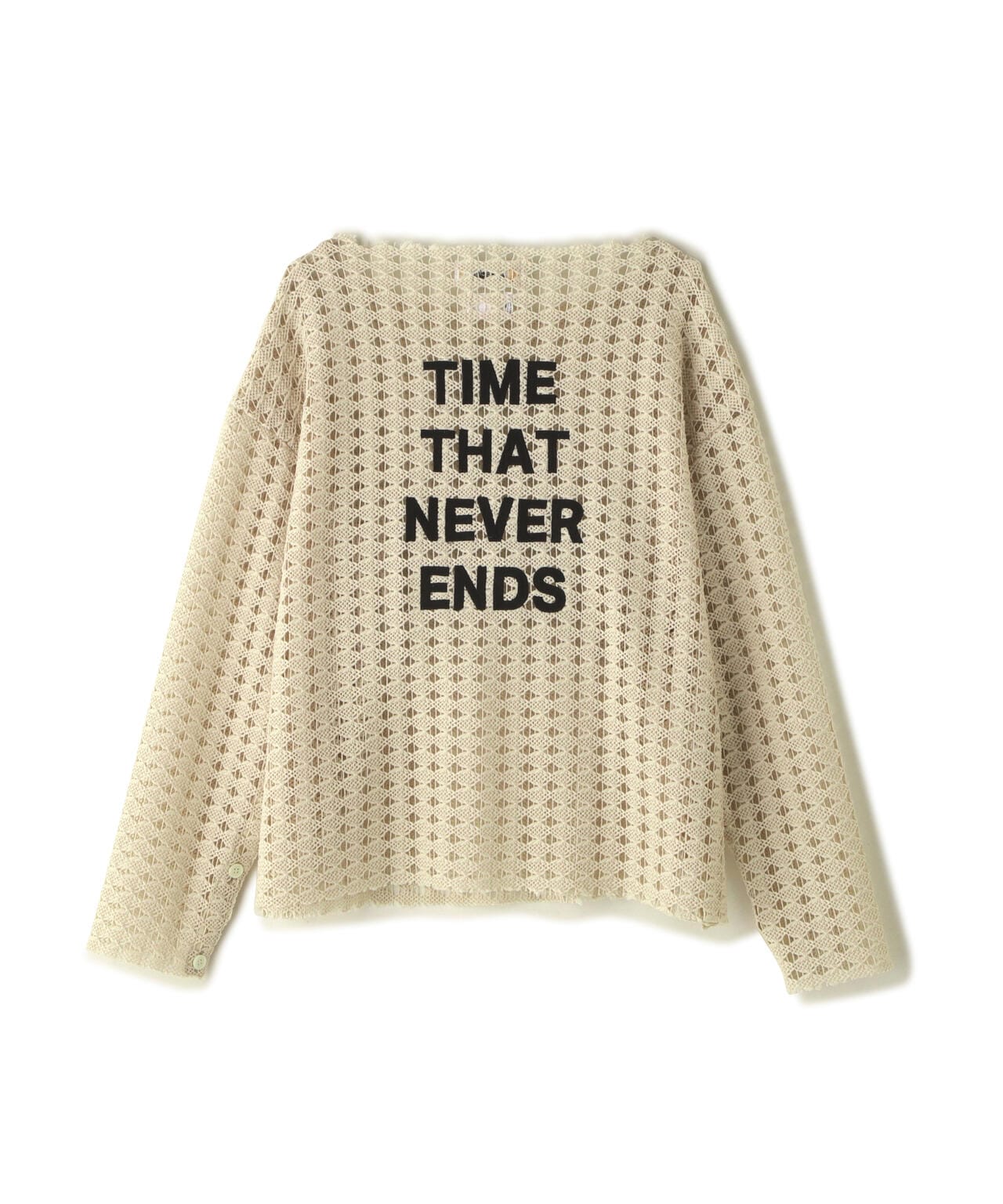 (un)decided/アンディサデッド/Distinctive Wave Knit Shirt