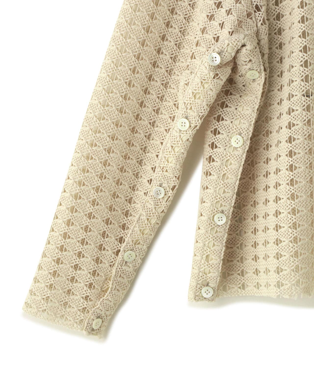 (un)decided/アンディサデッド/Distinctive Wave Knit Shirt
