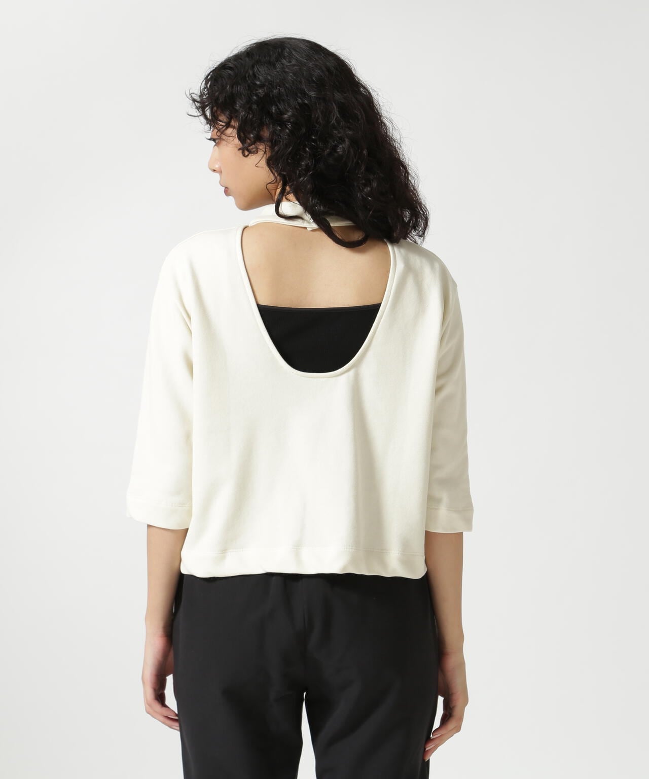 MANOF/マノフ/BACK OPEN CUT TOPS