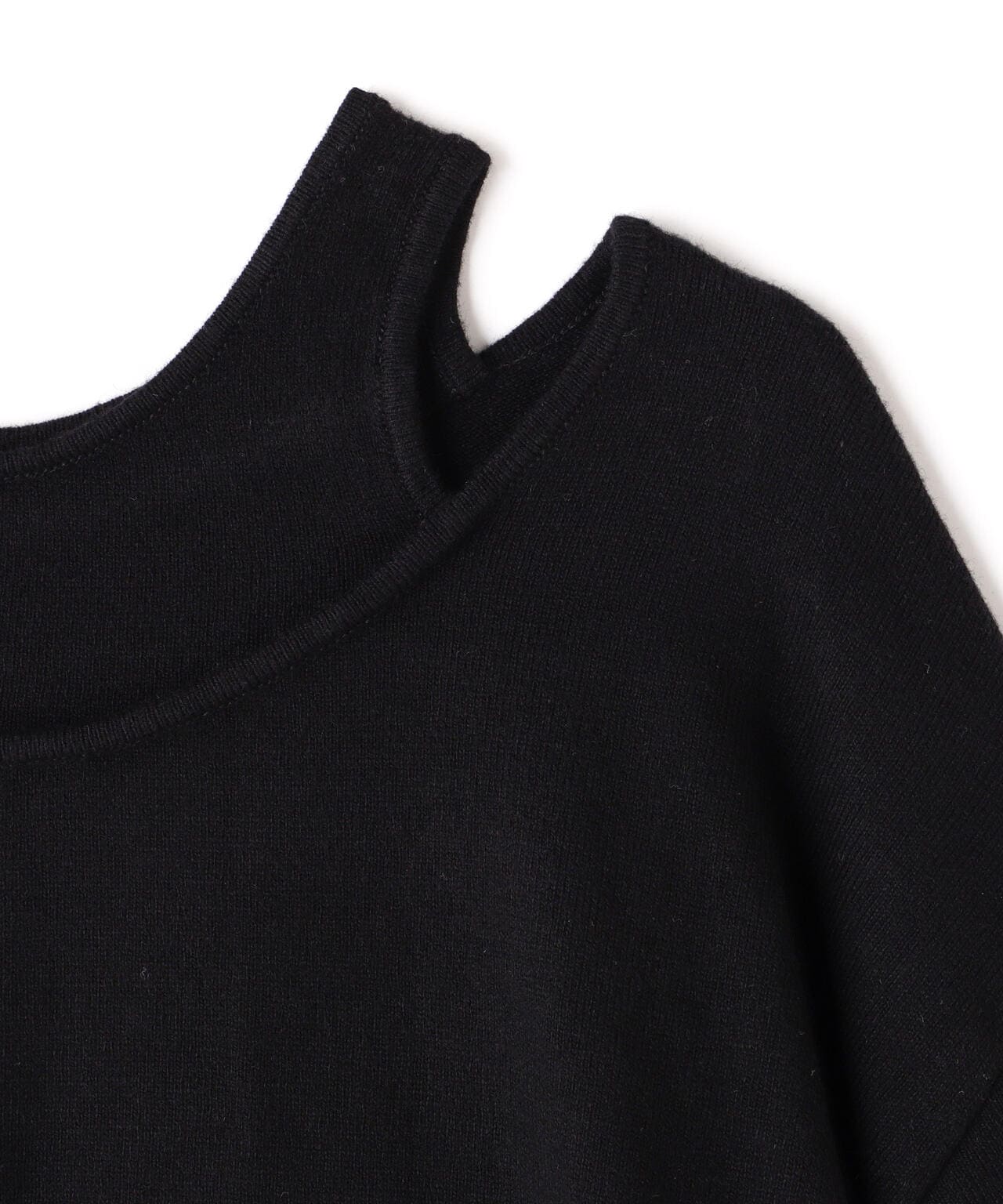 MANOF/マノフ/NECK LAYERED KNIT TOPS