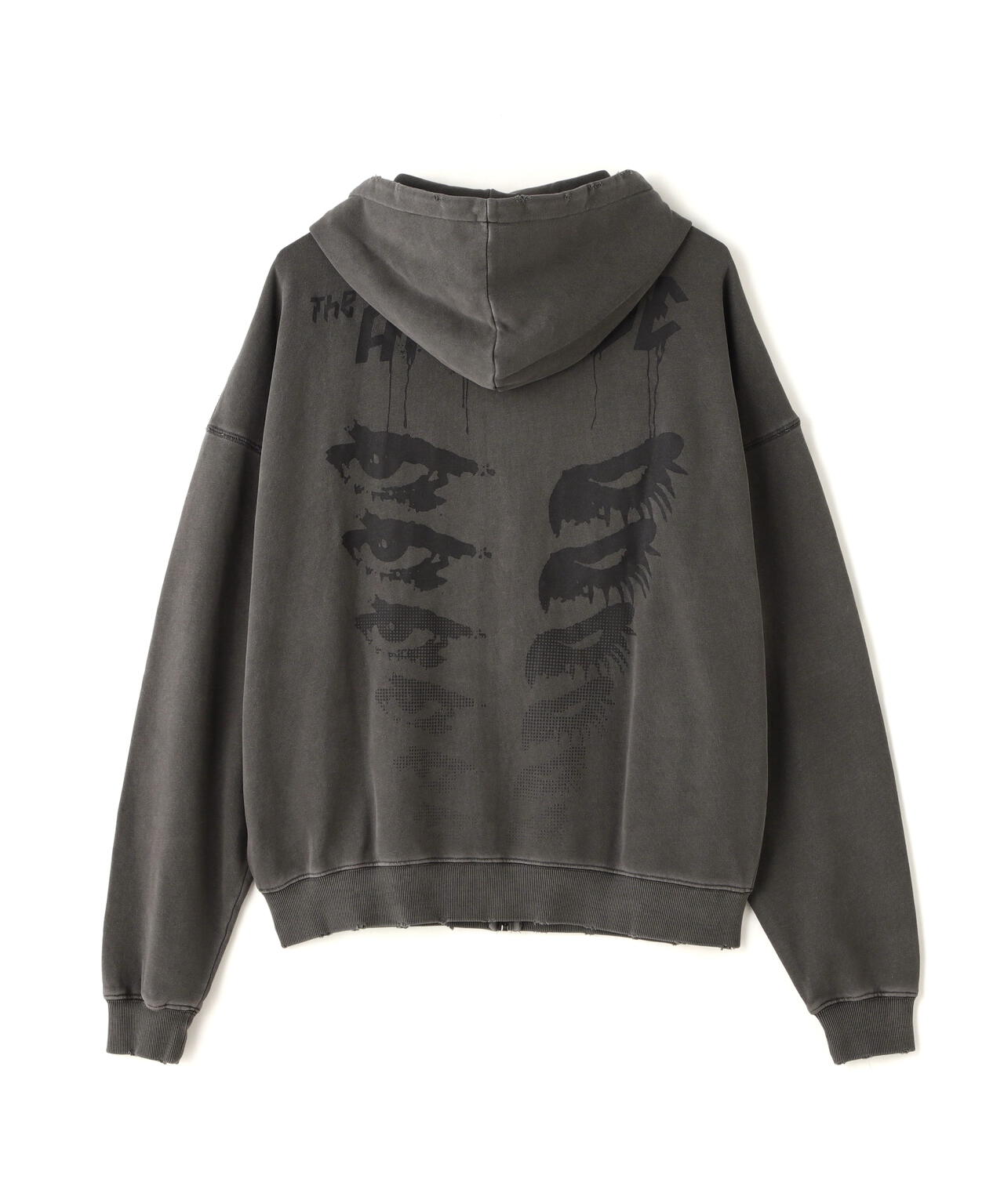 DankeSchon/ダンケシェーン/PIGMENT SWEAT ZIP HOODIE EYES