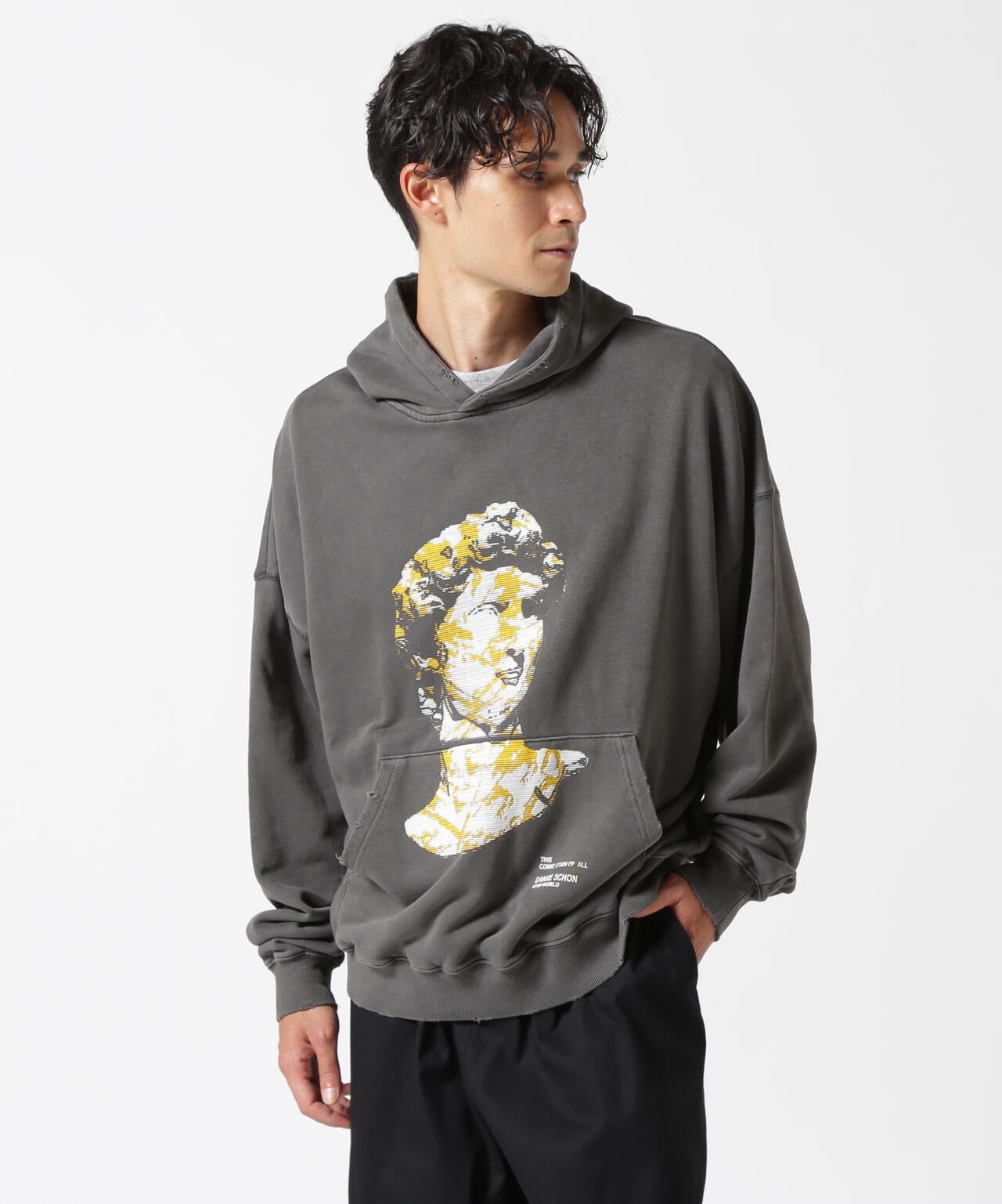 DankeSchon/ダンケシェーン/PIGMENT SWEAT HOODIE DAVID