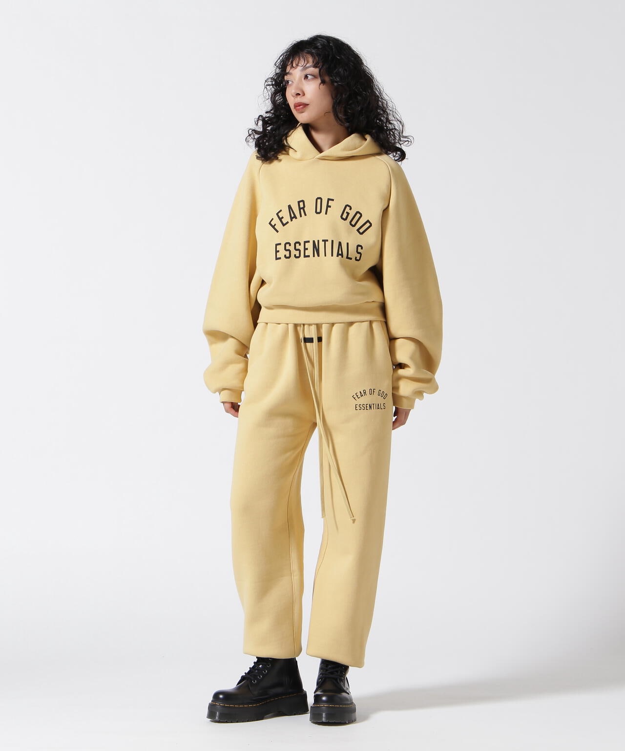 Fear of God ESSENTIALS/FOG エッセンシャルズ/【WOMENS】FLEECE CROPPED HOODIE
