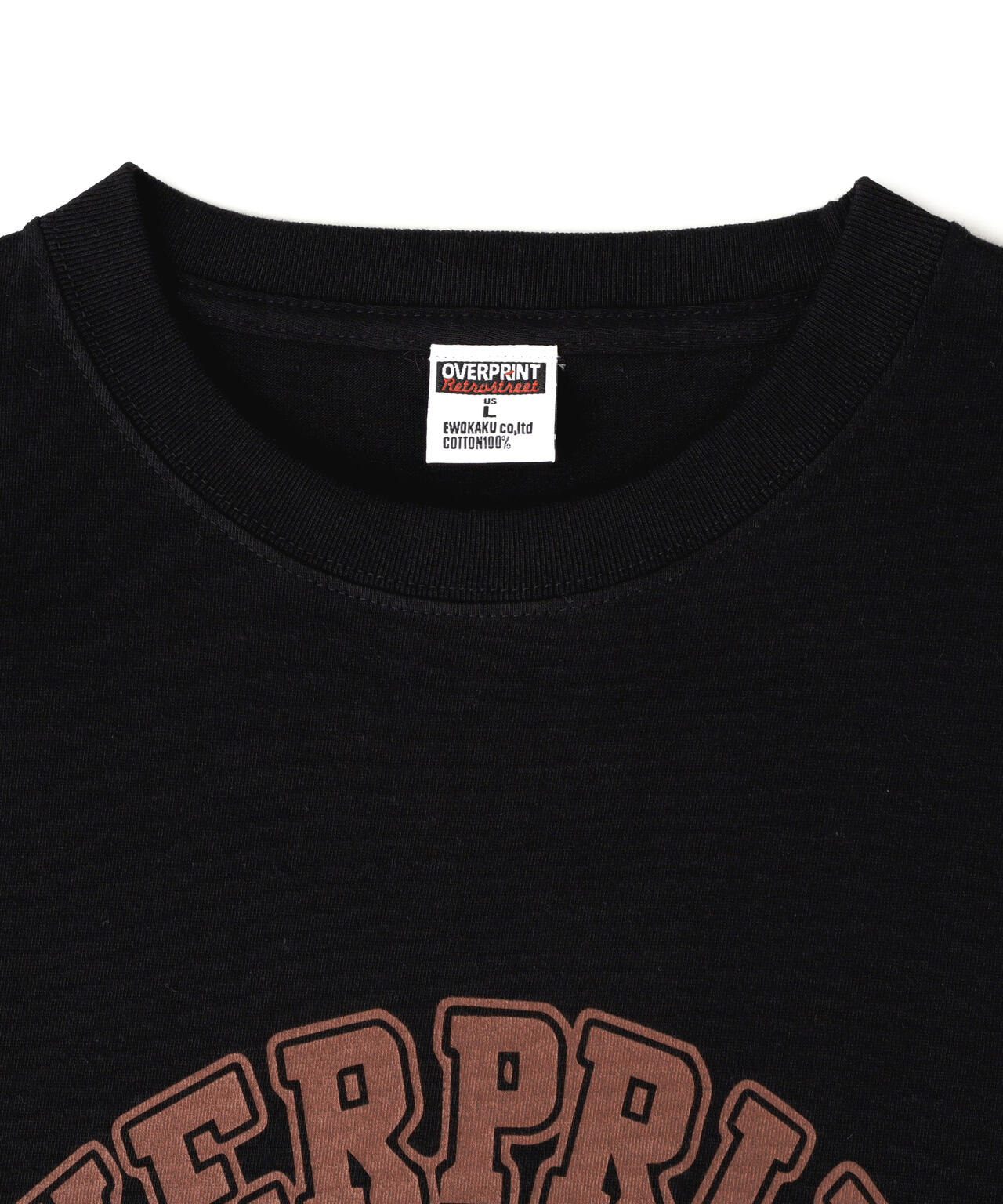 overprint/オーバープリント/each other Tee(brown)