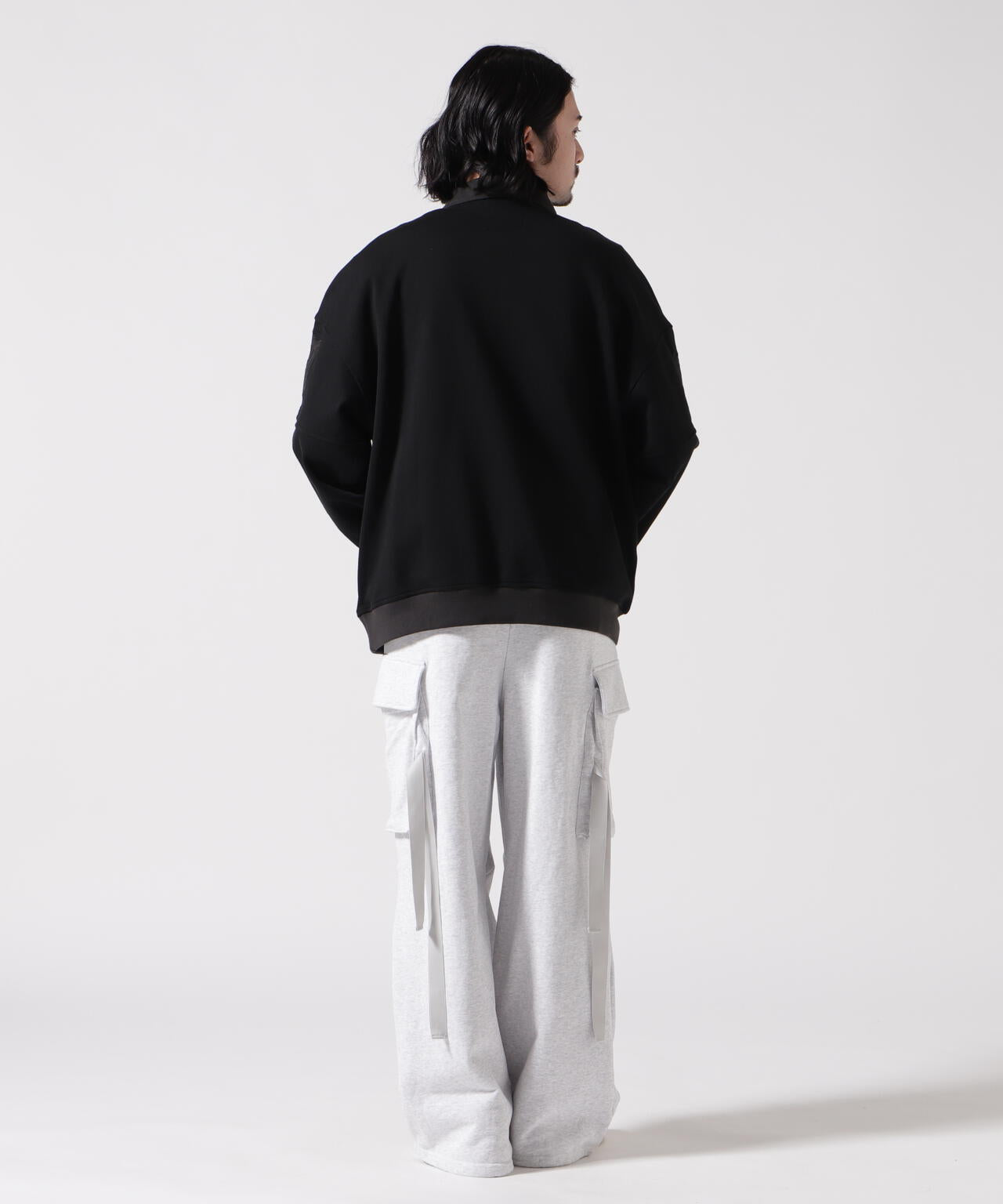 UNKNOWN LONDON/アンノウンロンドン/COLLARED CREWNECK  SWEAT