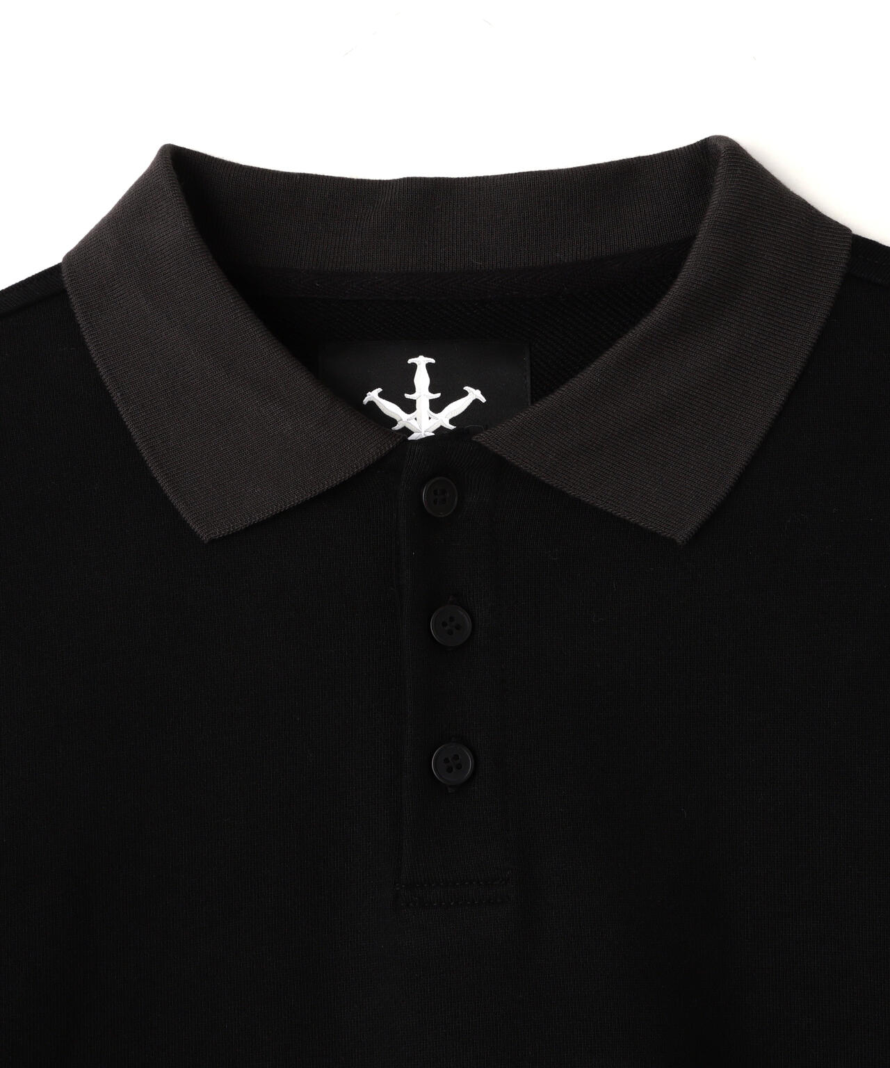 UNKNOWN LONDON/アンノウンロンドン/COLLARED CREWNECK  SWEAT