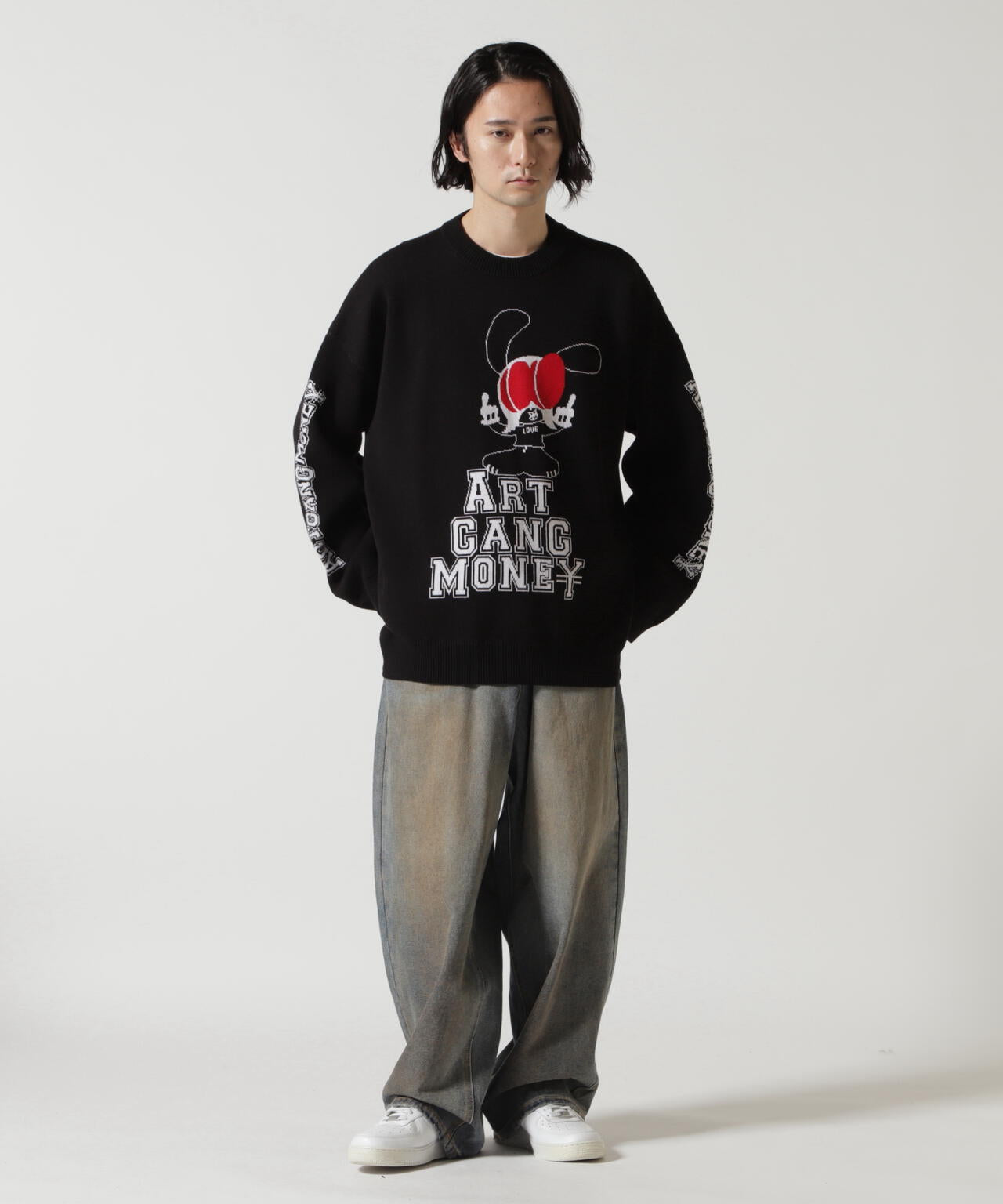 SKOLOCT×WHITELAND/スコロクト×ホワイトランド/FxxK PULL KNIT