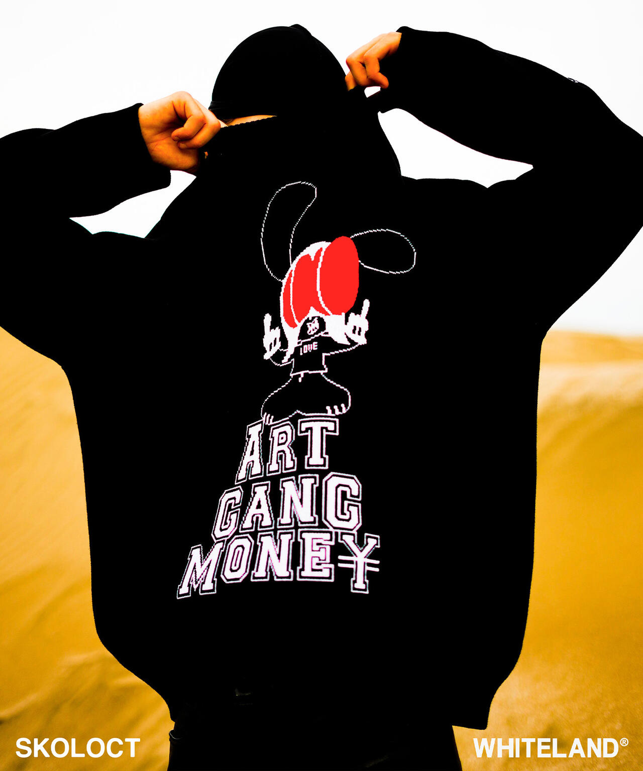 SKOLOCT×WHITELAND/スコロクト×ホワイトランド/FxxK PULL KNIT