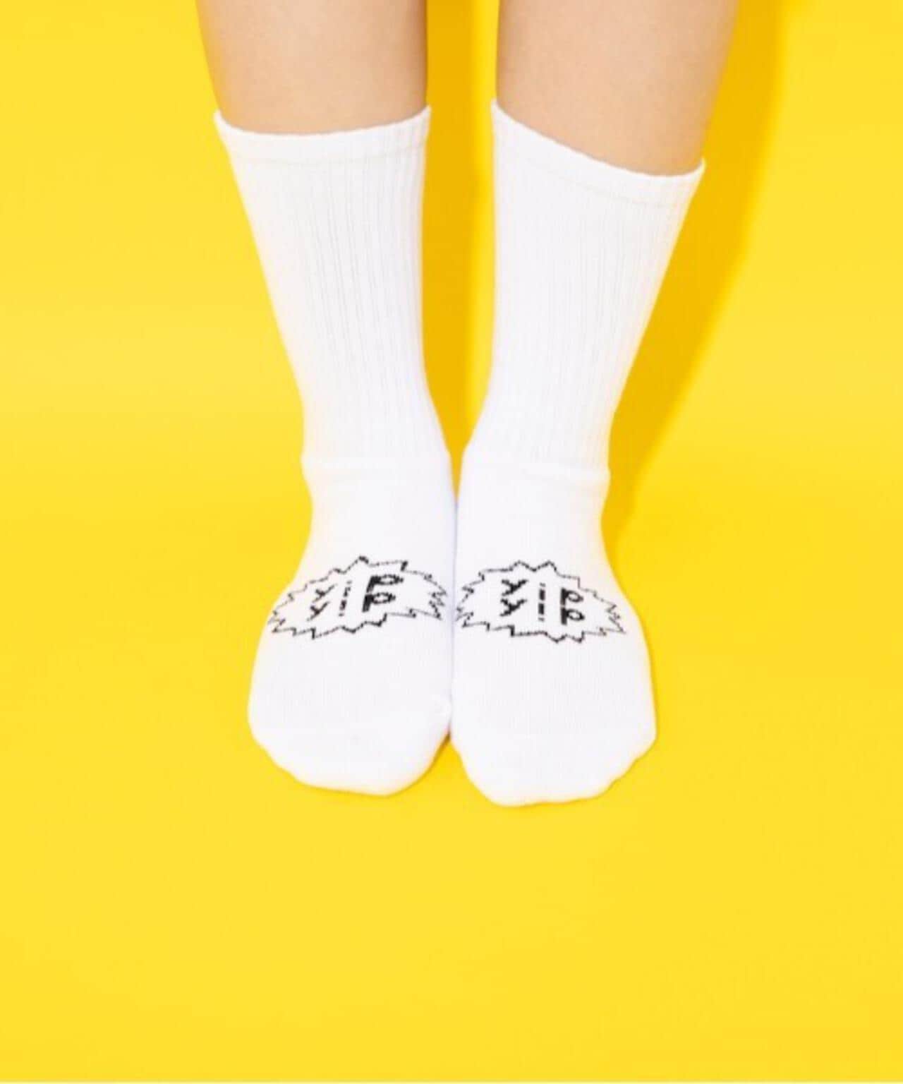 yipyip/イップイップ/KATAKANA LOGO SOCKS