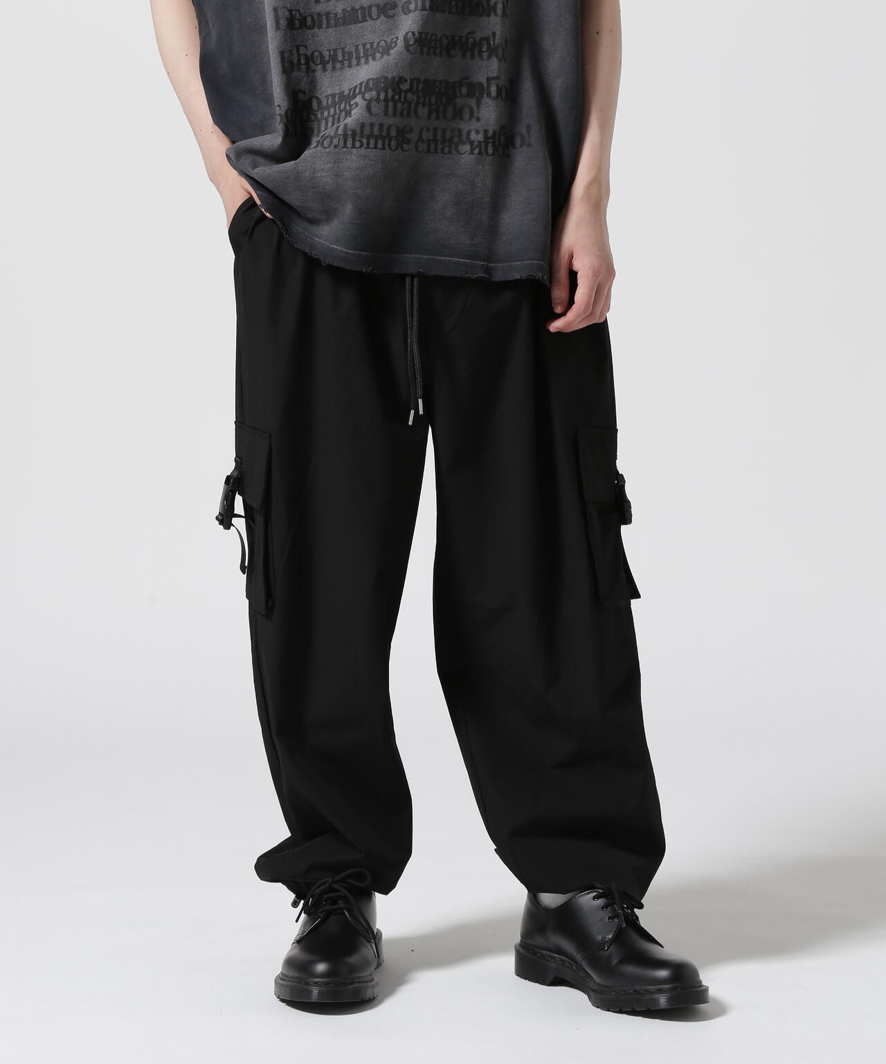 【WEB&DEPOT限定】DankeSchon/ダンケシェーン/STRETCH POCKET CARGO PANTS