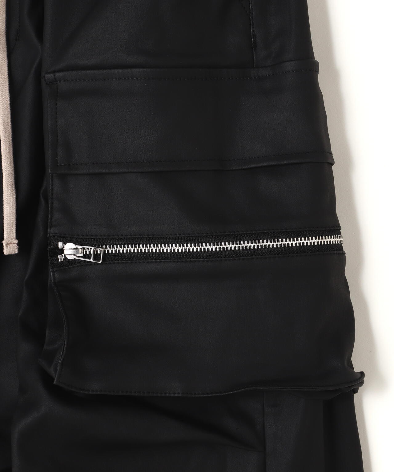 DankeSchon/ダンケシェーン/PREMIUM COATING WIDE POCKET PANTS