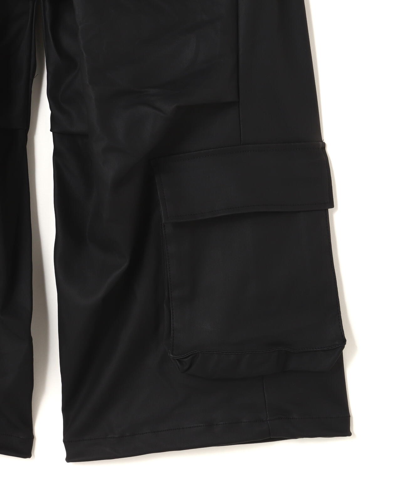 DankeSchon/ダンケシェーン/PREMIUM COATING WIDE POCKET PANTS