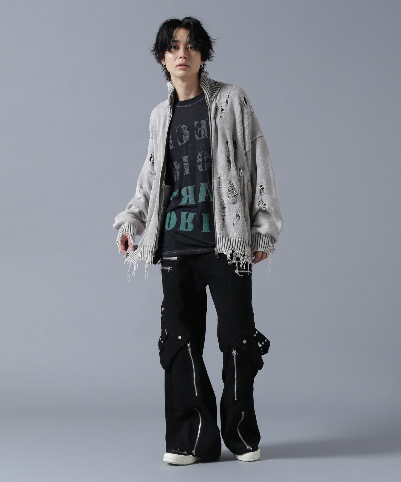 DankeSchon/ダンケシェーン/11ozD ZIP POCKET FLARE CARGO PANTS