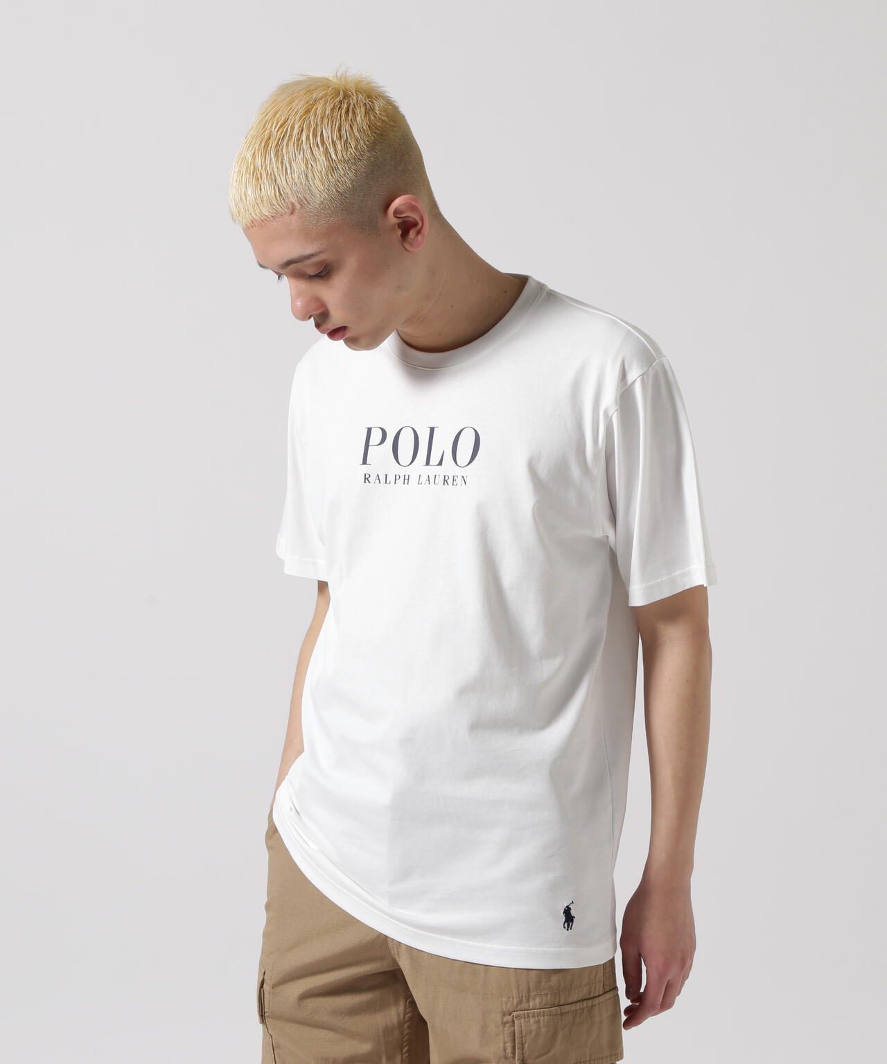 POLO RALPH LAUREN/ポロラルフローレン/Logo printed Short Sleeve CrewNeck
