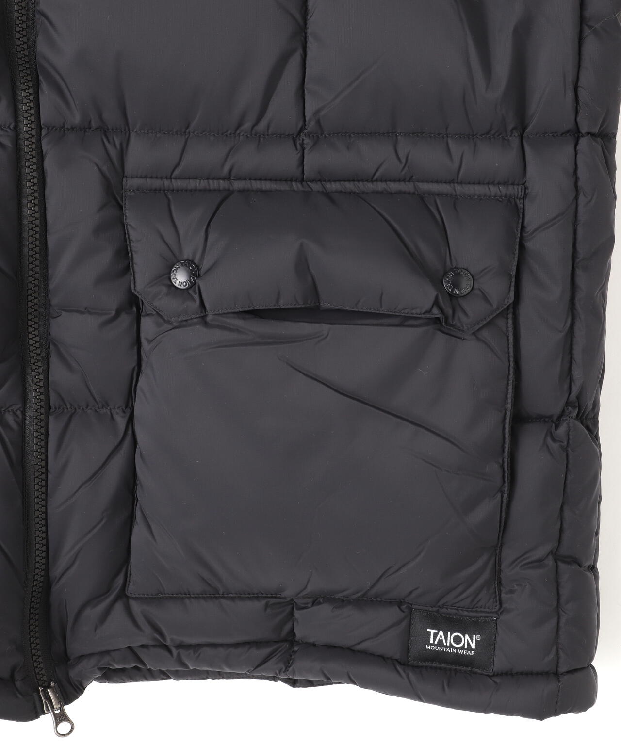 TAION/タイオン/【UNISEX】MOUNTAIN PACKABLE VOLUMEDOUN JACKET