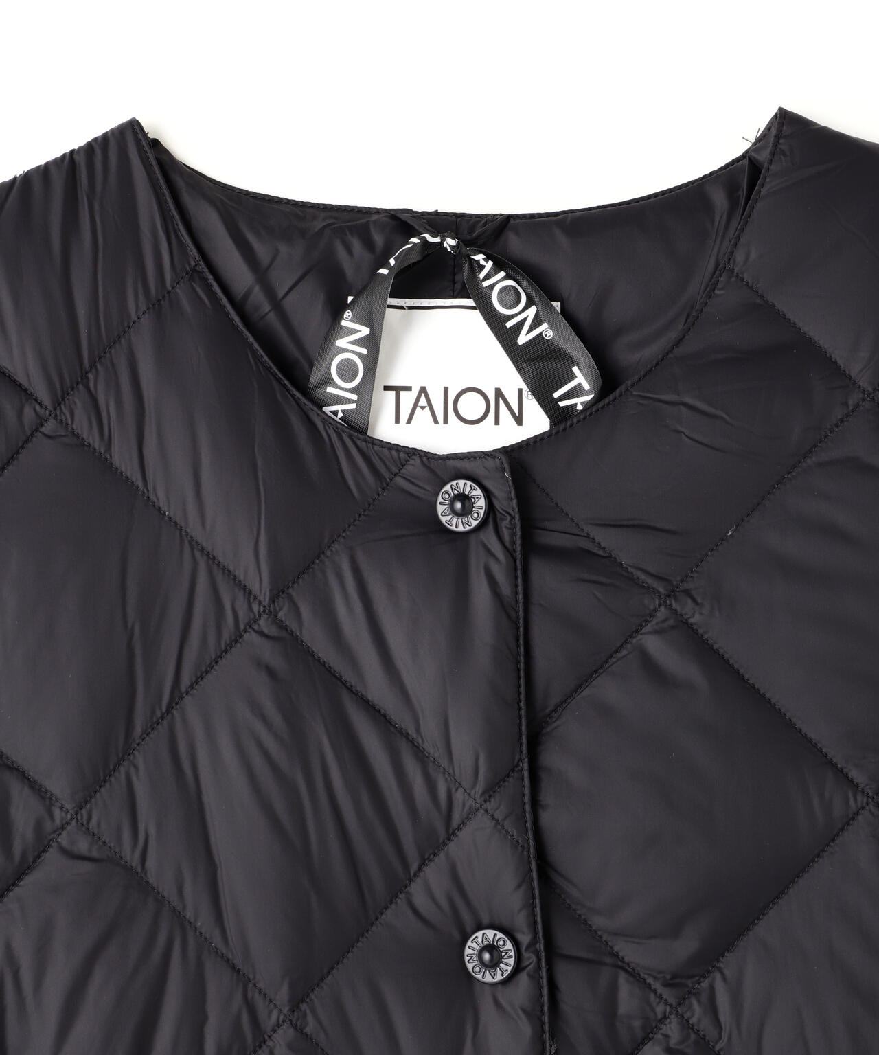 TAION/タイオン/【WOMENS】SINGLE CITY CREW NECK LONG DOWN COAT