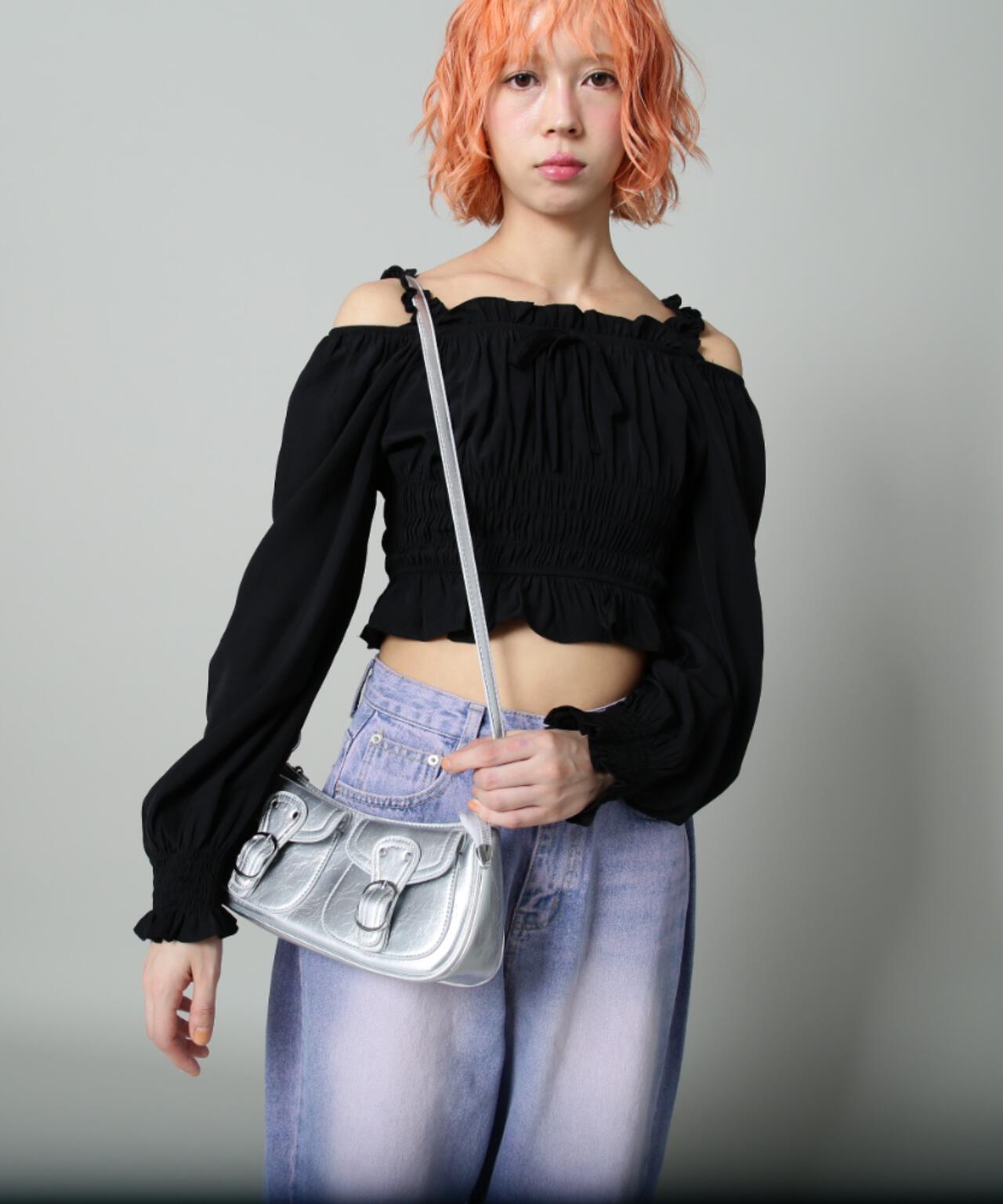 【WEB限定】SIS/エスアイエス/サイドポケットショルダーバッグ