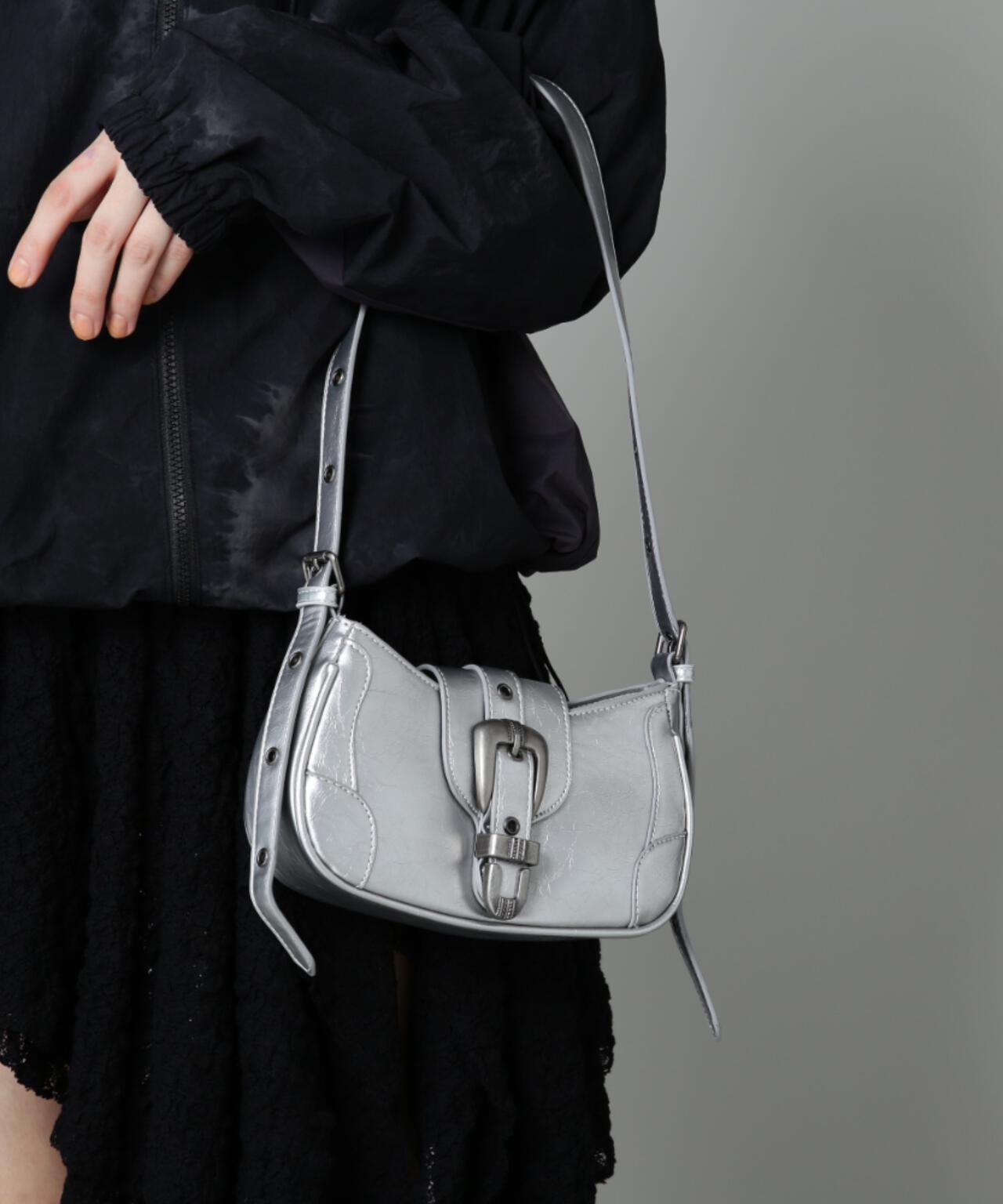【WEB限定】SIS/エスアイエス/バックルハンドバッグ