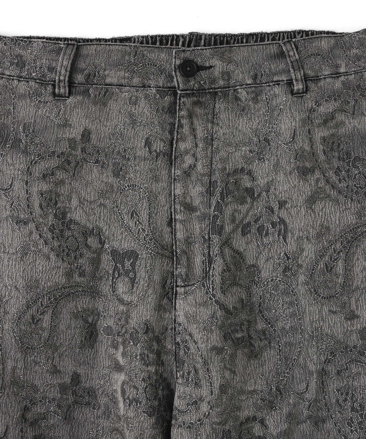 Chica/チカ/FLORAL JAQUARD PIGMENT WIDE PANTS