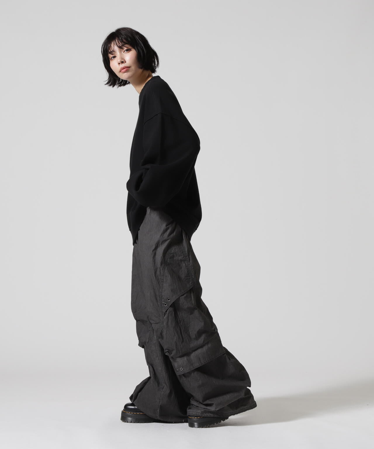 BLR/ビーエルアール/DYED MILTI - P NYLON PARACHUTE PANTS