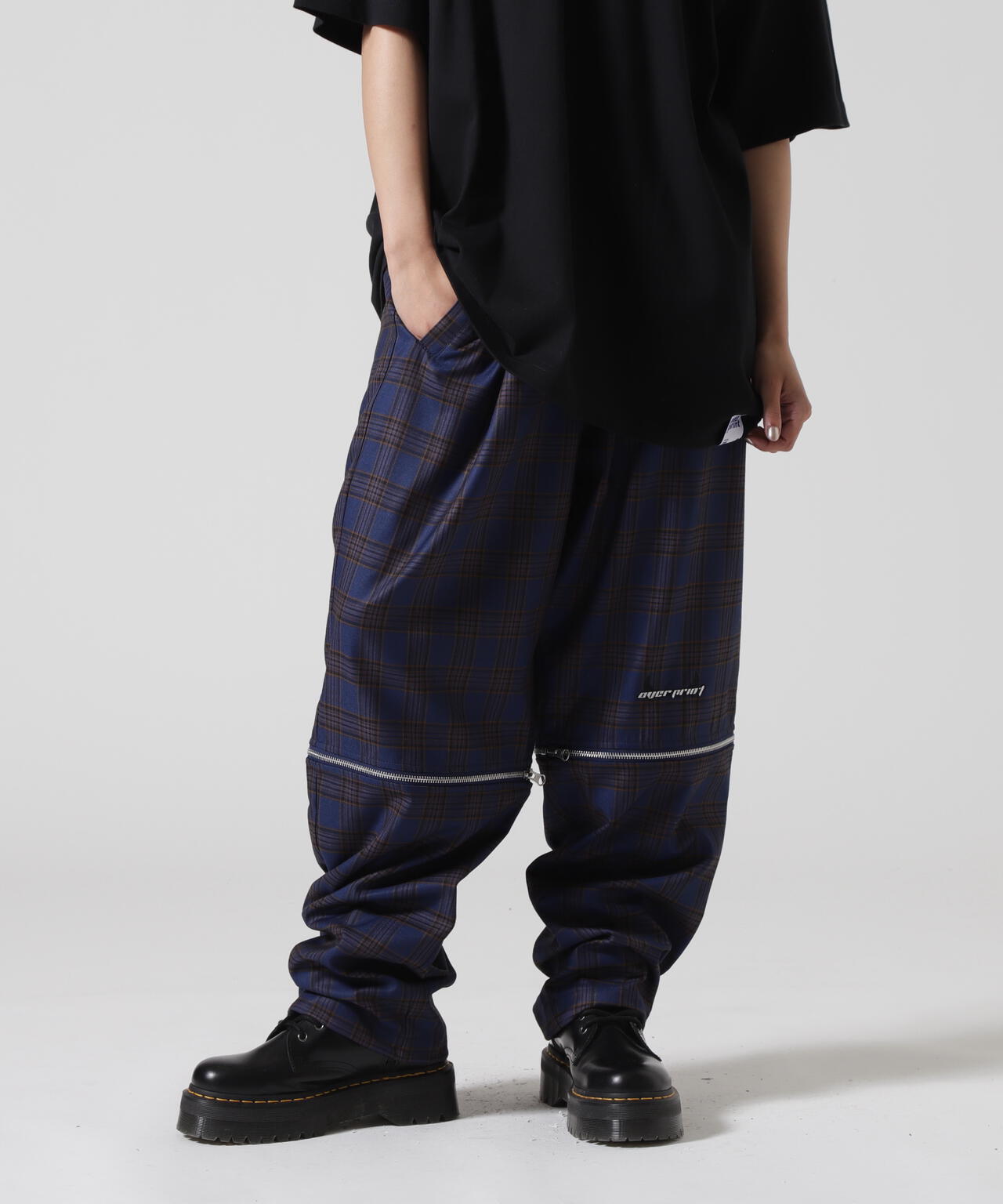 overprint/オーバープリント/SATAN KNEE ZIP PANTS