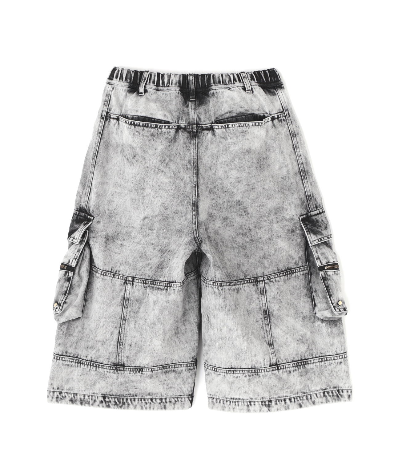 DankeSchon/ダンケシェーン/CHEMIBLEACH DENIM CARGO SHORTS