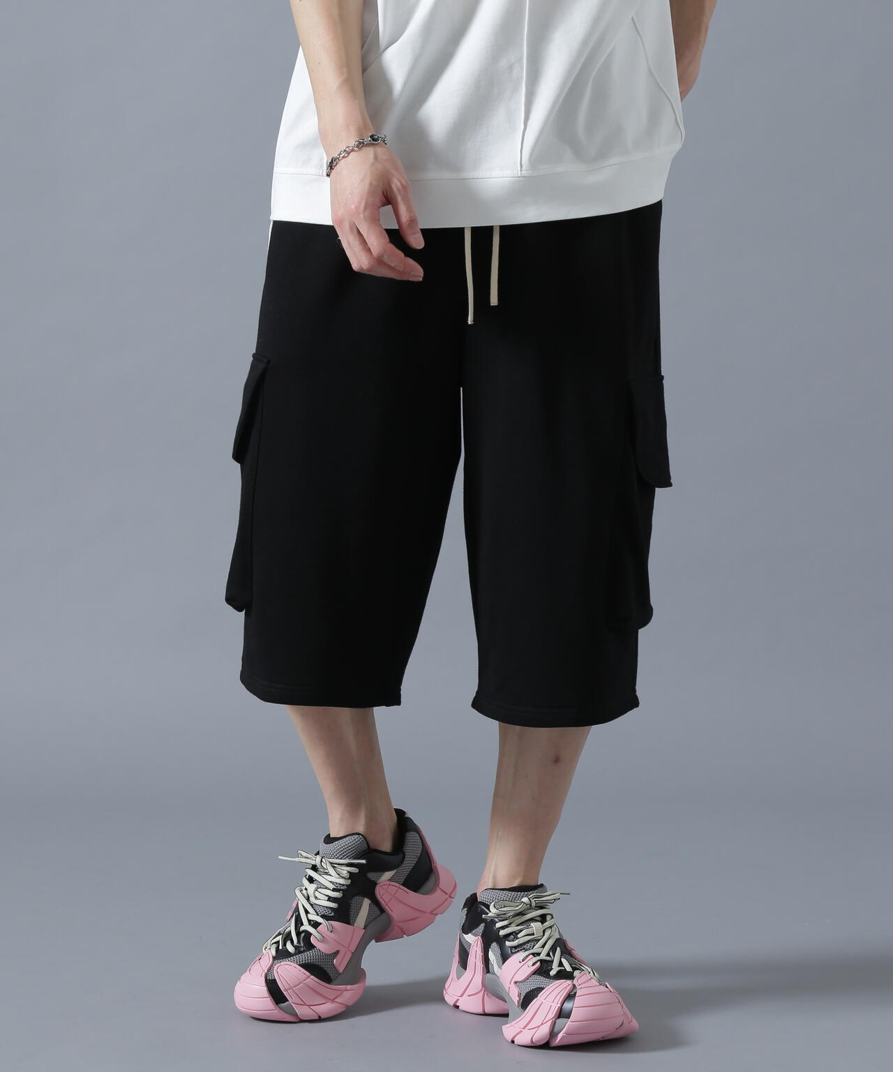 DankeSchon/ダンケシェーン/CHEMICAL SWEAT CARGO SHORTS