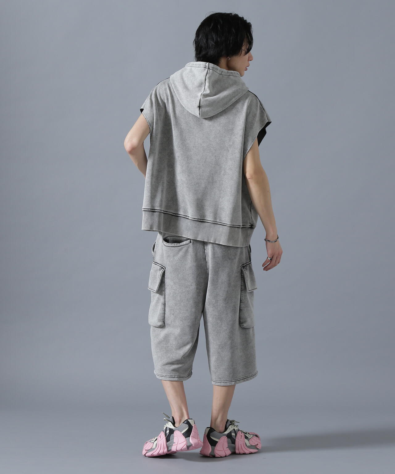 DankeSchon/ダンケシェーン/CHEMICAL SWEAT CARGO SHORTS