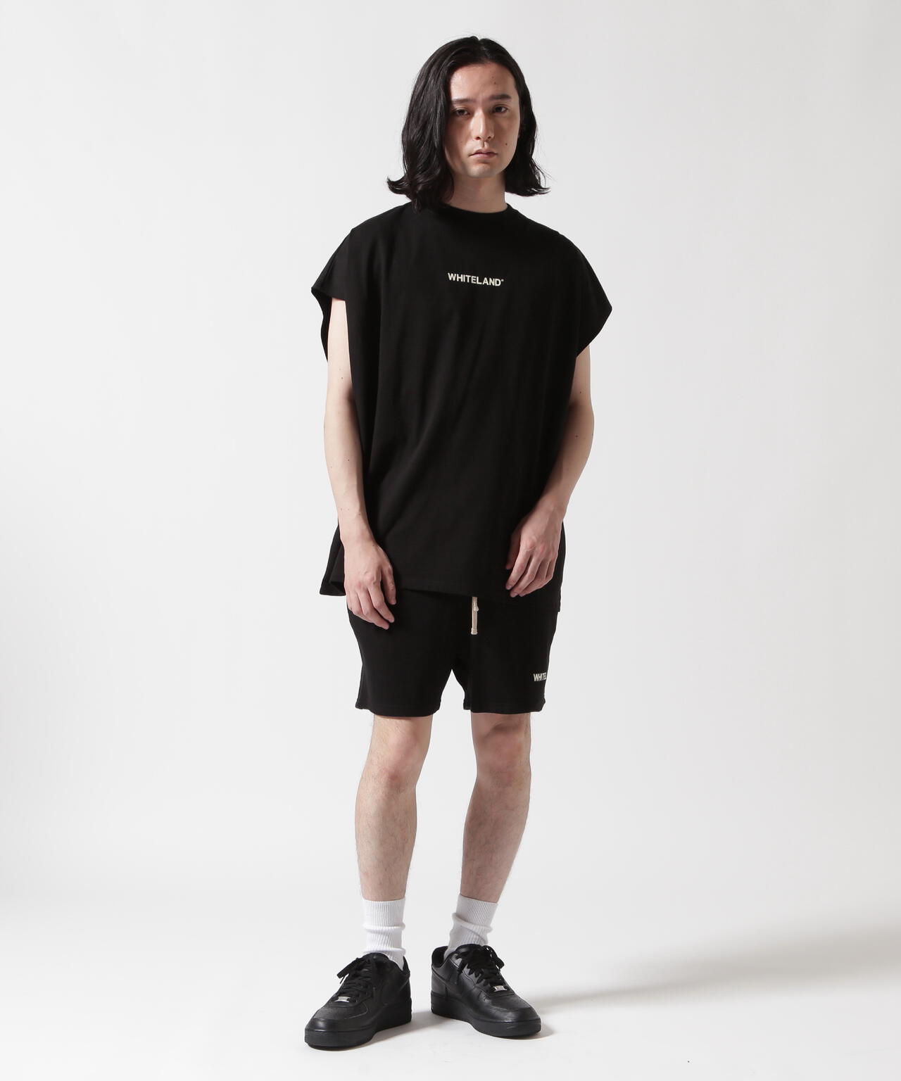 【WEB&DEPOT限定】WHITELAND/ホワイトランド/OWL/LOGO SWT SHORTS