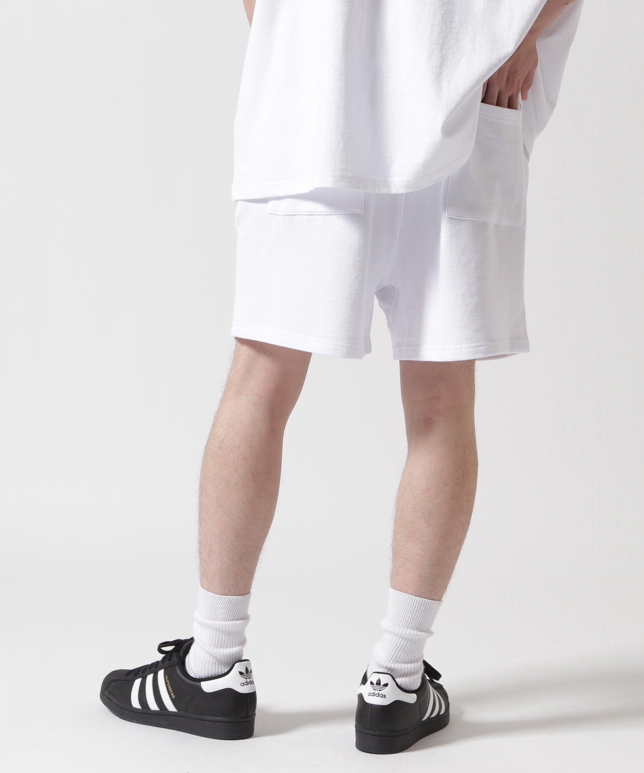 【WEB&DEPOT限定】WHITELAND/ホワイトランド/OWL/LOGO SWT SHORTS